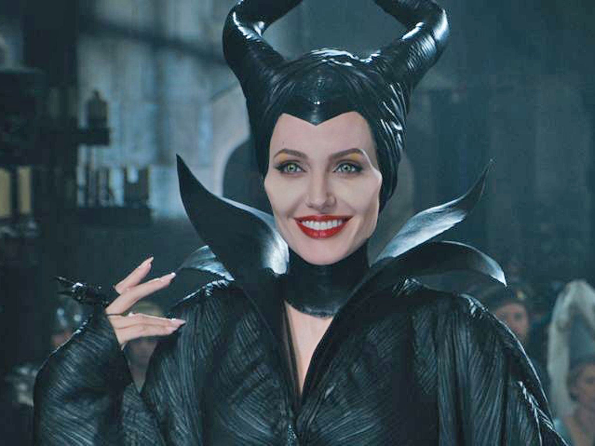 Actress Angelina Jolie as Maleficent