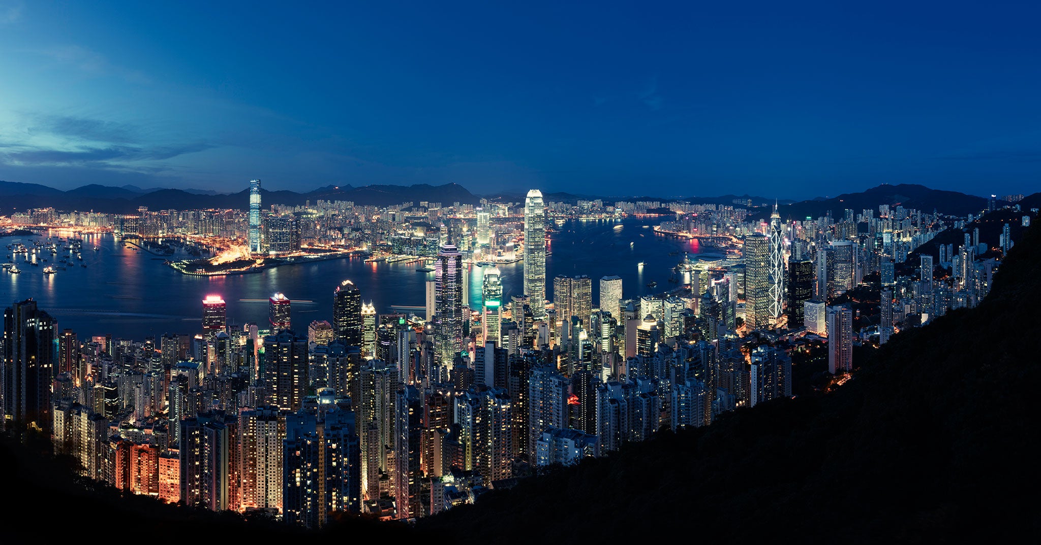 Christopher Hauser's 'Sea of Lights' taken in Hong Kong