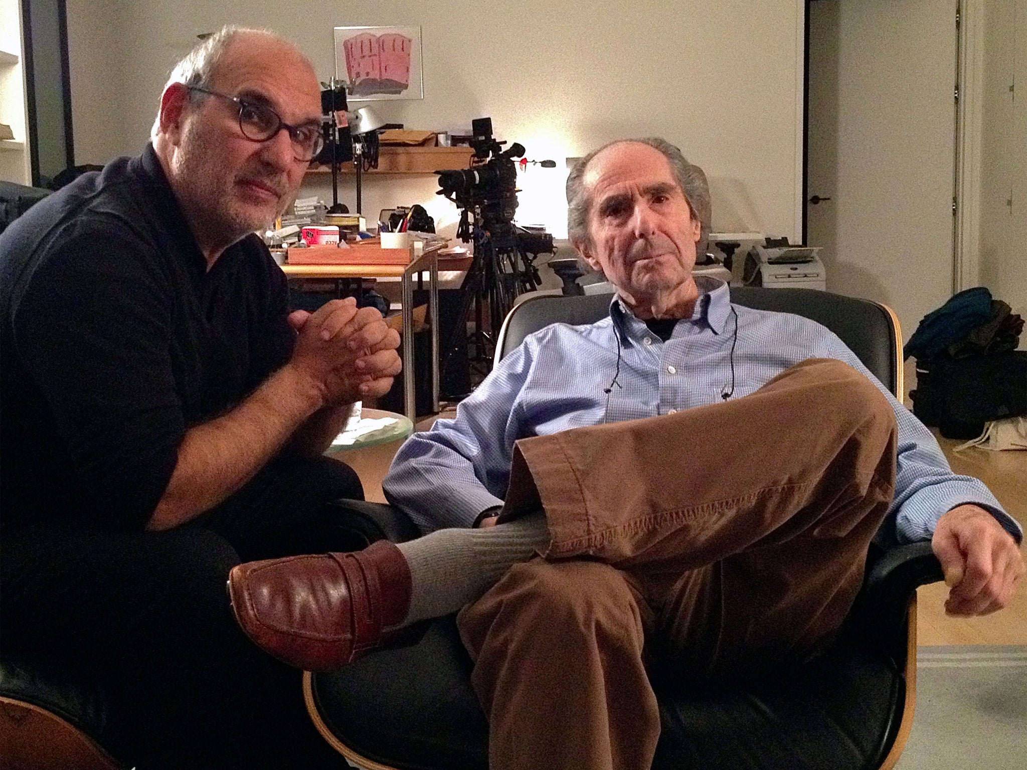 Comfort zone: Alan Yentob with Philip Roth in ‘Imagine’