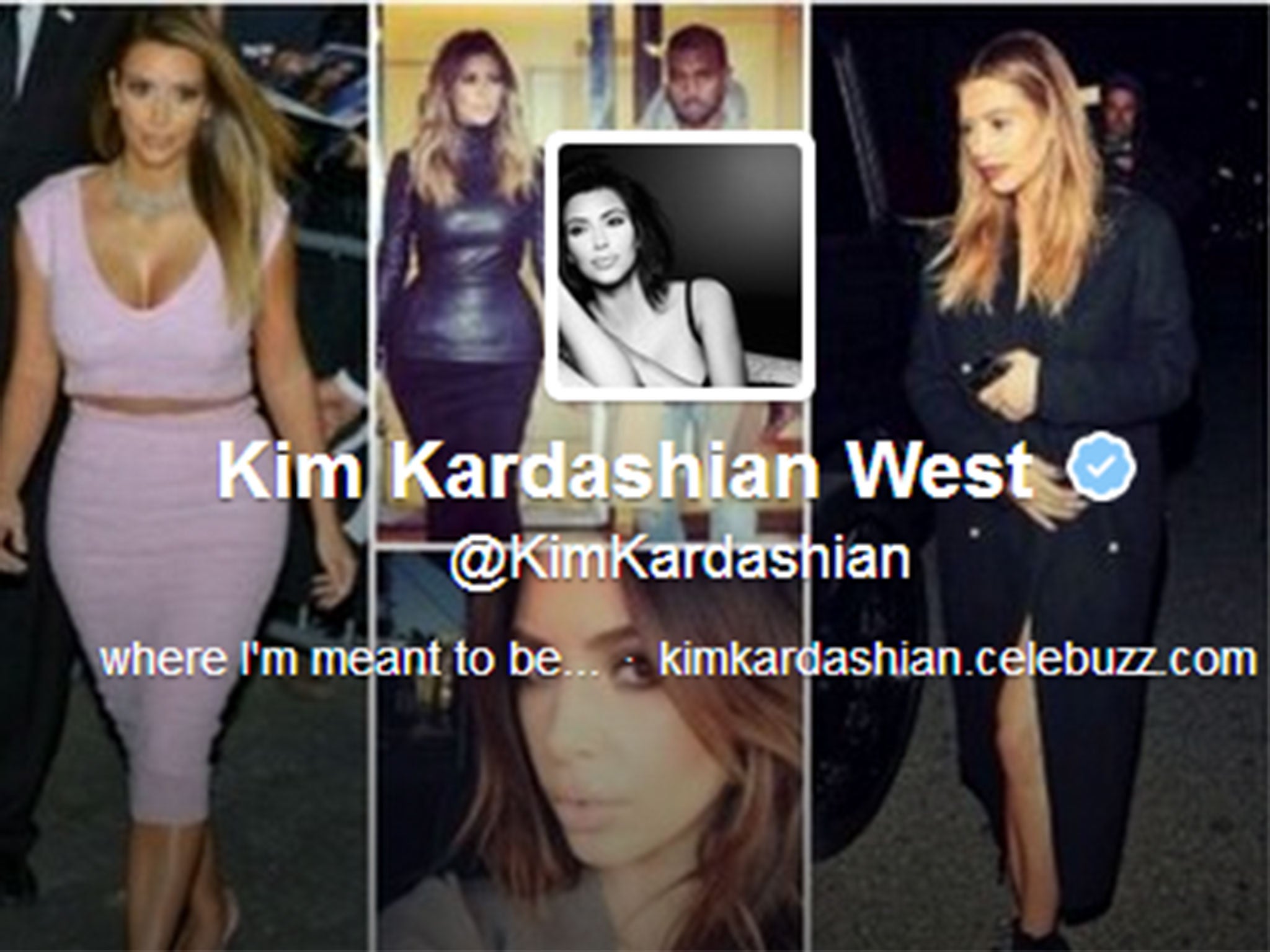 Kim Kardashian West's new Twitter profile