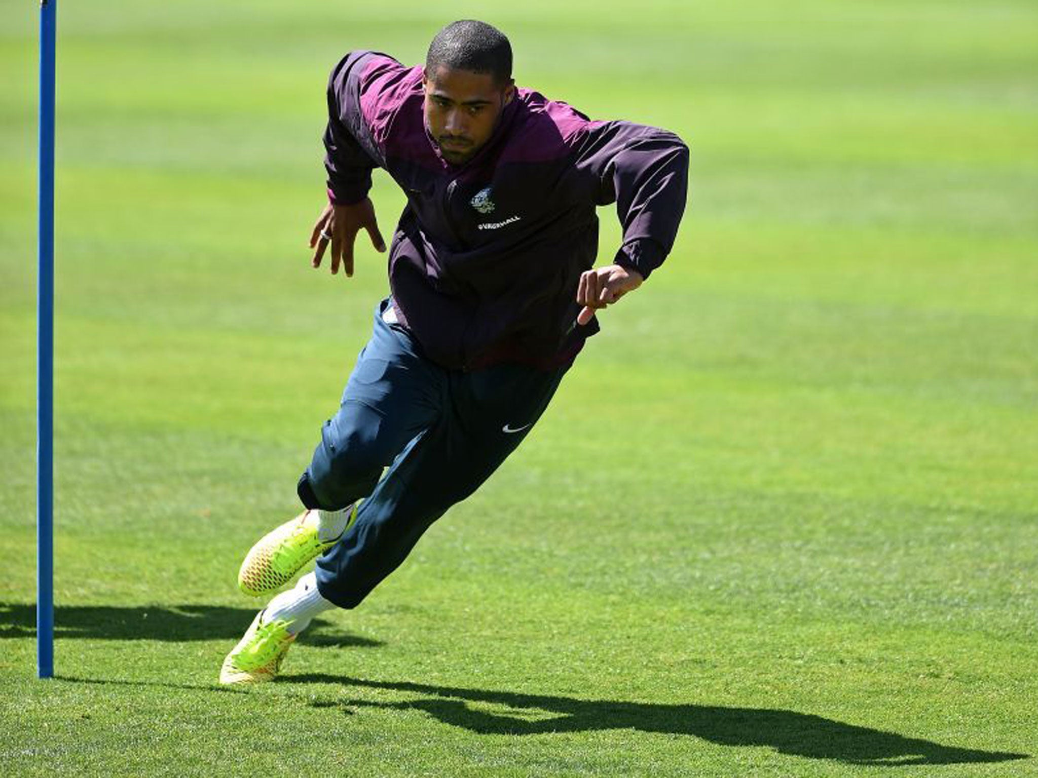 Glen Johnson prepares for his third major tournament