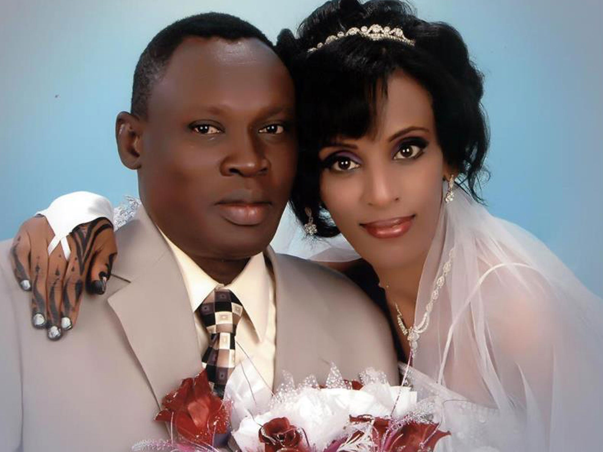 Meriam Ibrahim with her husband Daniel Wani. Miriam has been sentenced to death by a Sudanese court for apostasy