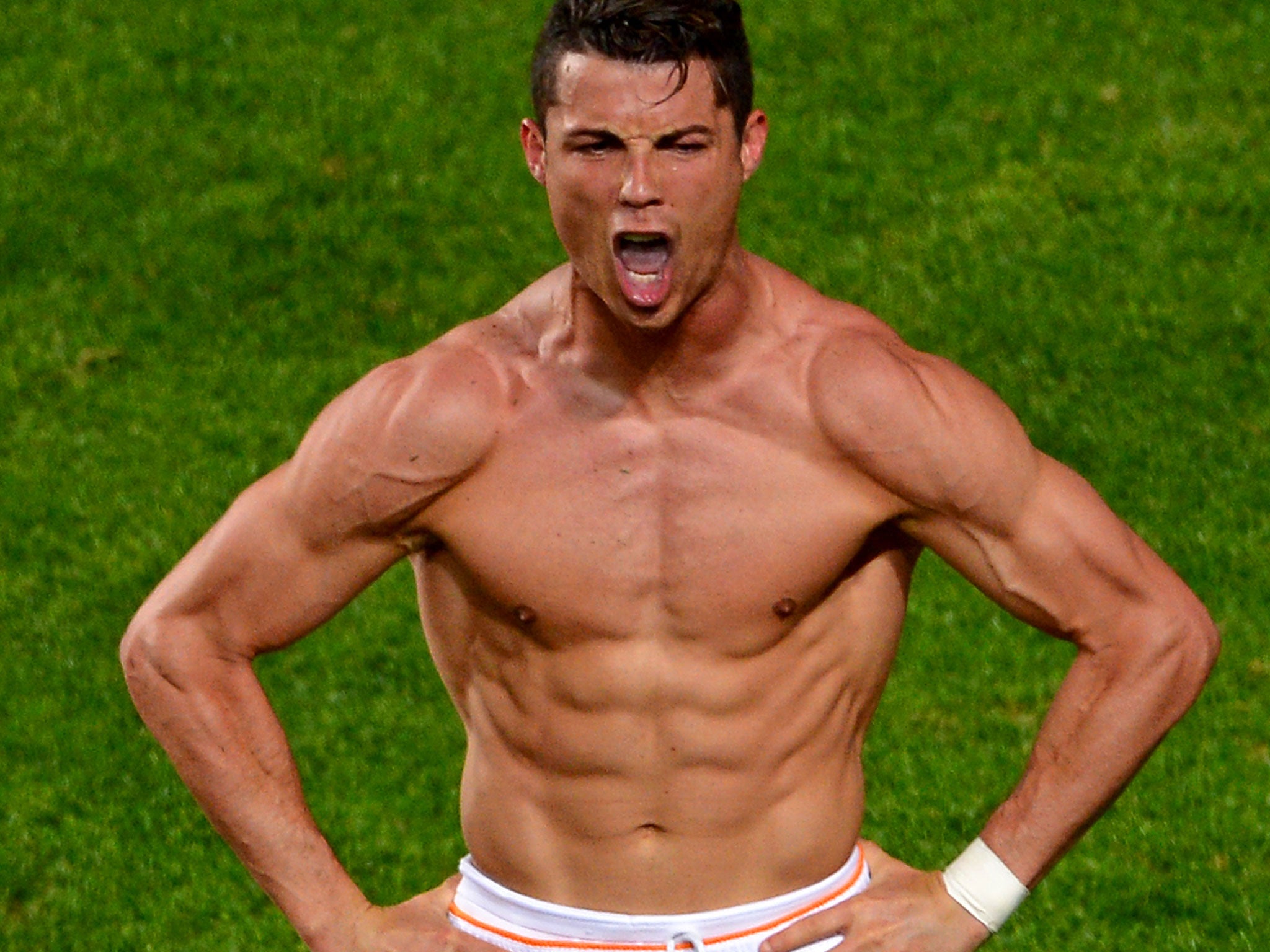 Cristiano Ronaldo is second