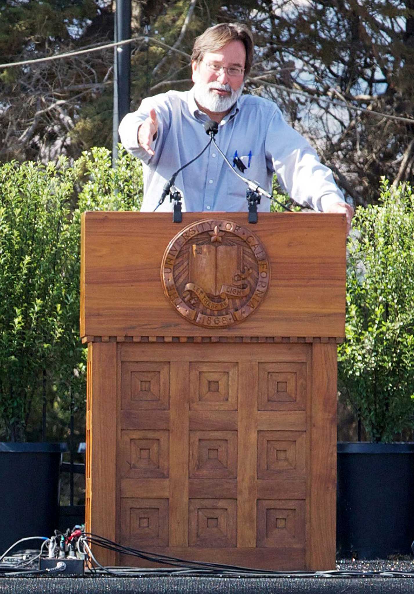 Richard Martinez has delivered a series of emotional and rousing speeches