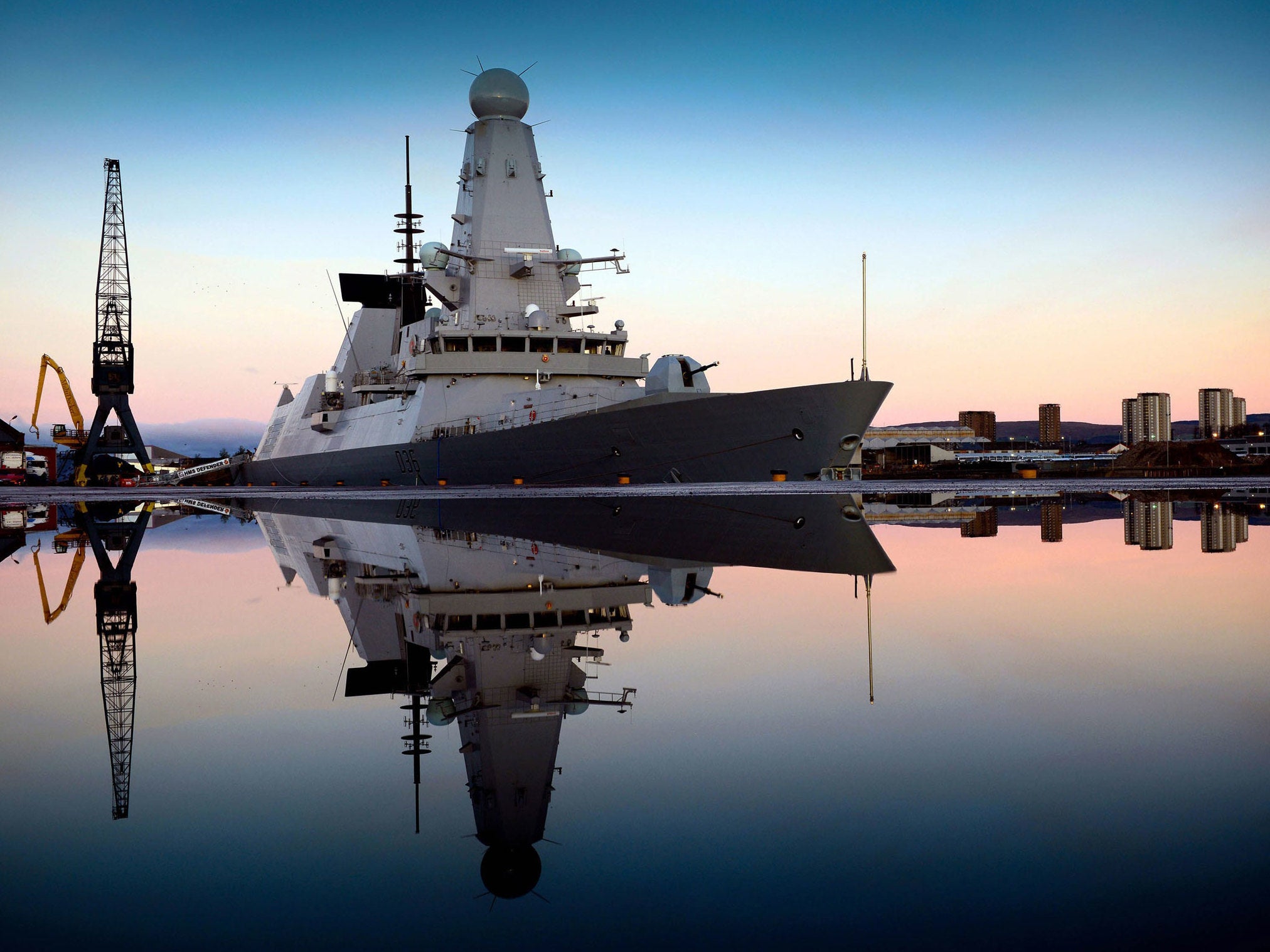 HMS Defender is monitoring Russian vessels