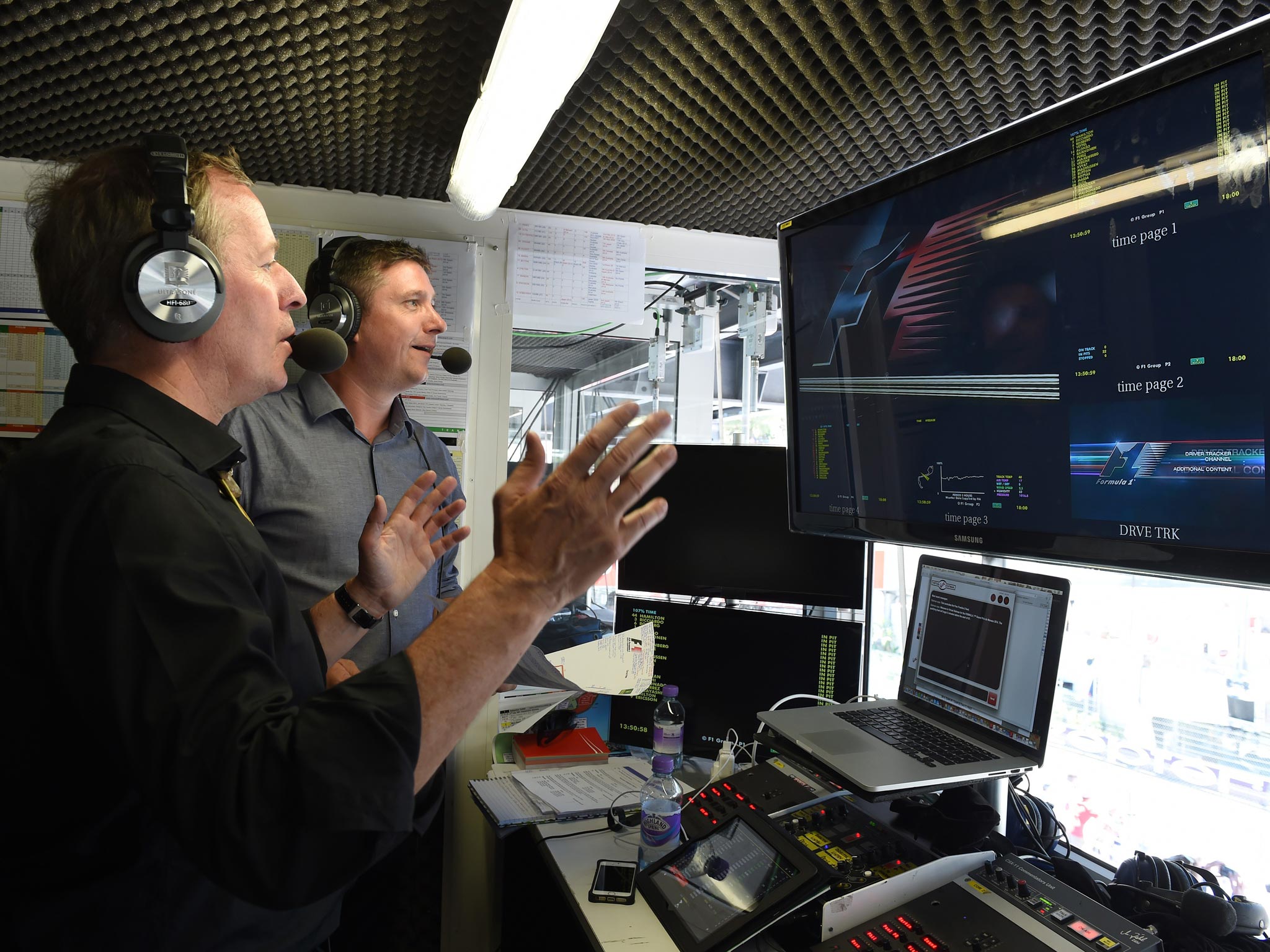 Martin Brundle and David Croft