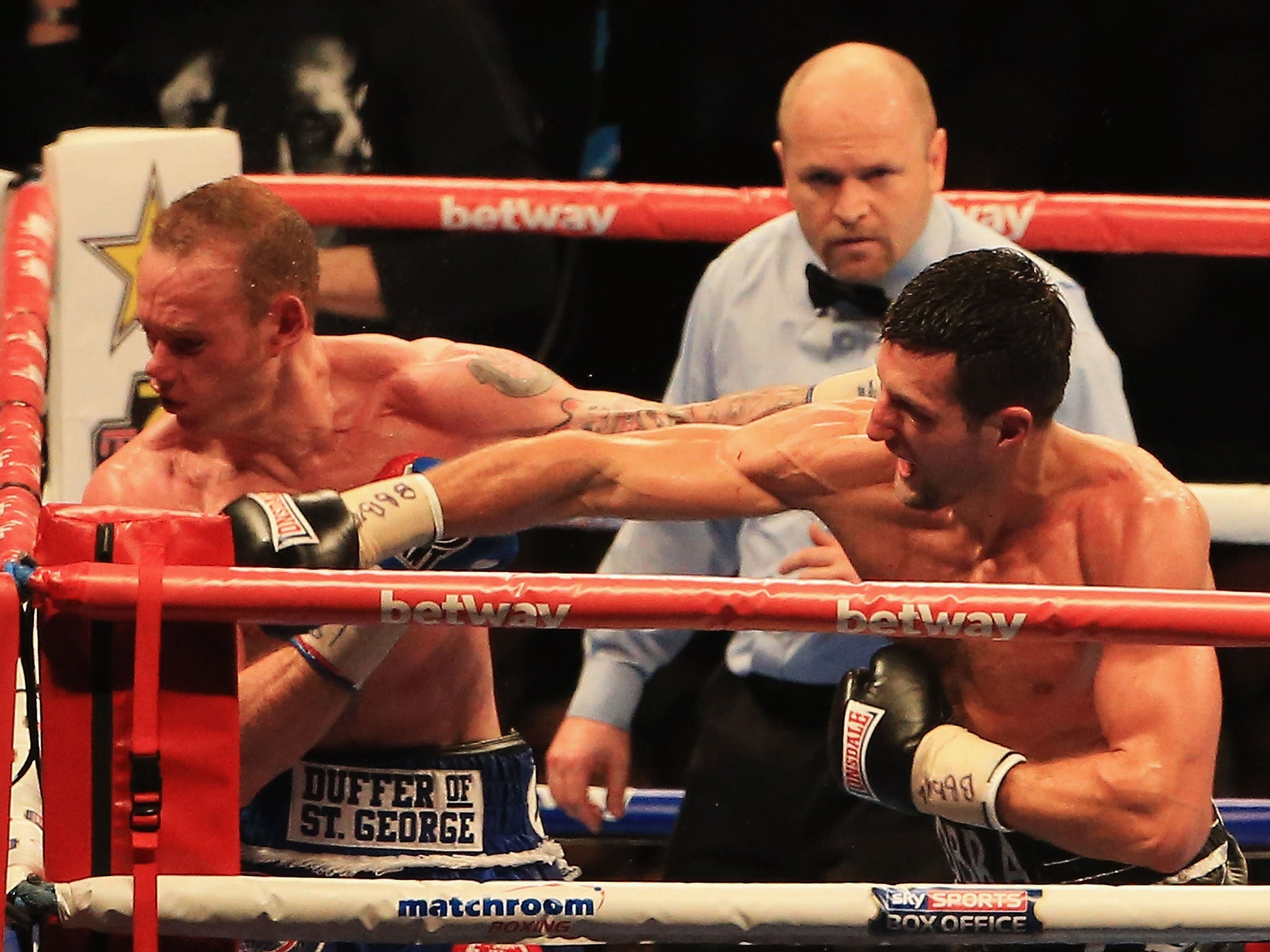 Groves' two fights with Carl Froch went down in British boxing history