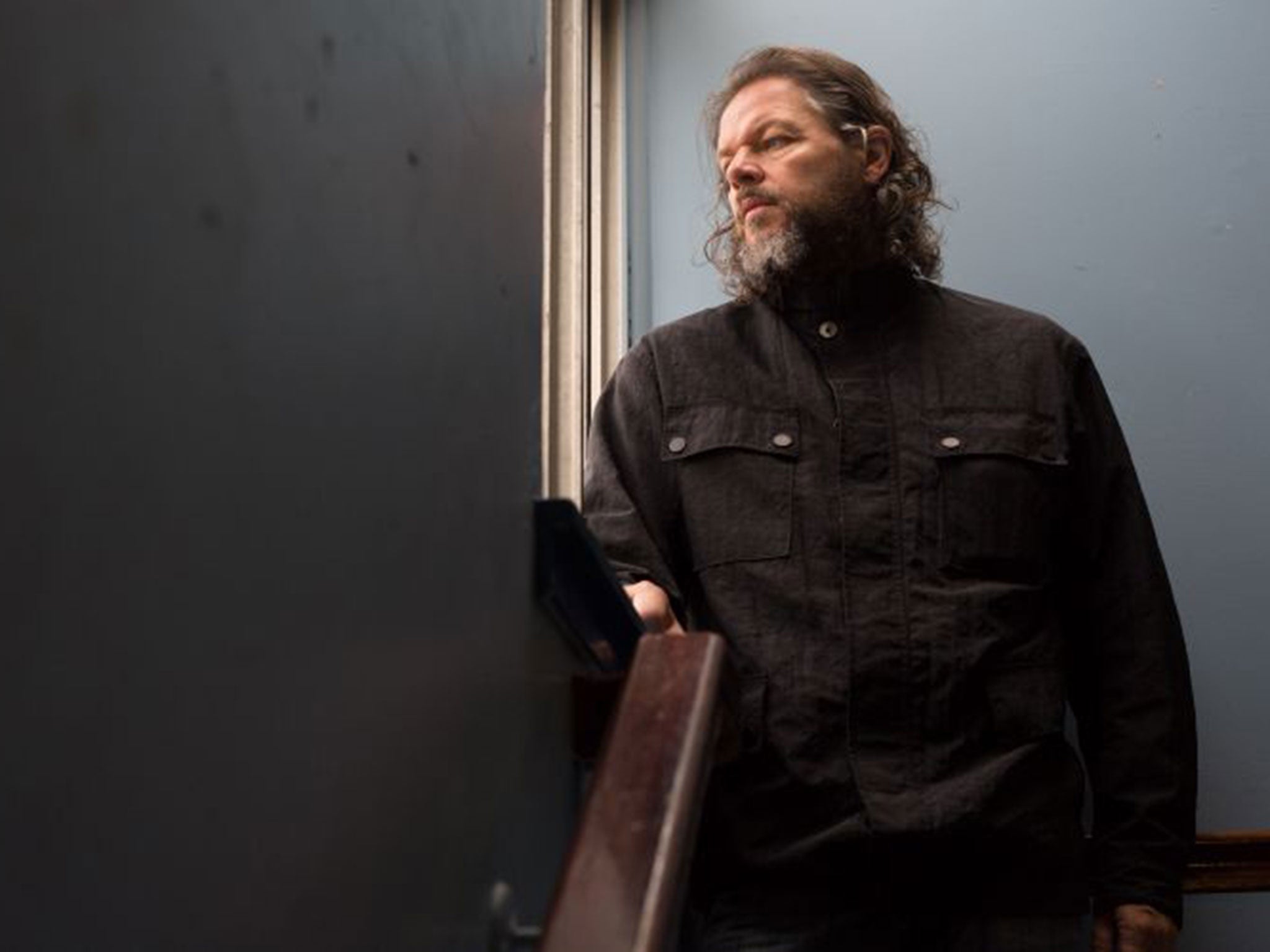 Arresting work: James Bannon is writing a screenplay based on his experiences as an undercover police officer (Jeremy Sutton-Hibbert)