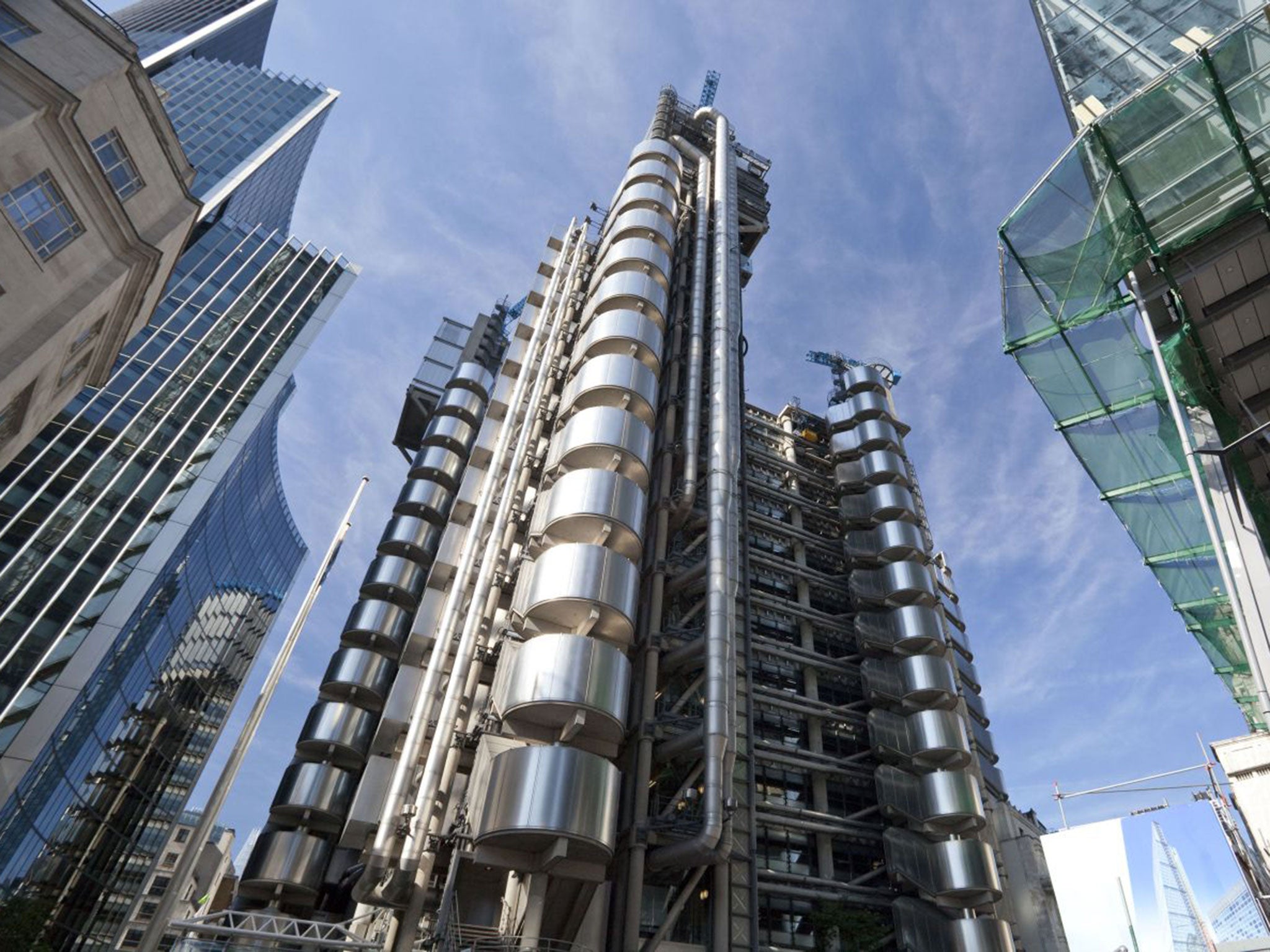 The Lloyd’s building is the youngest Grade-1 listed building in the country