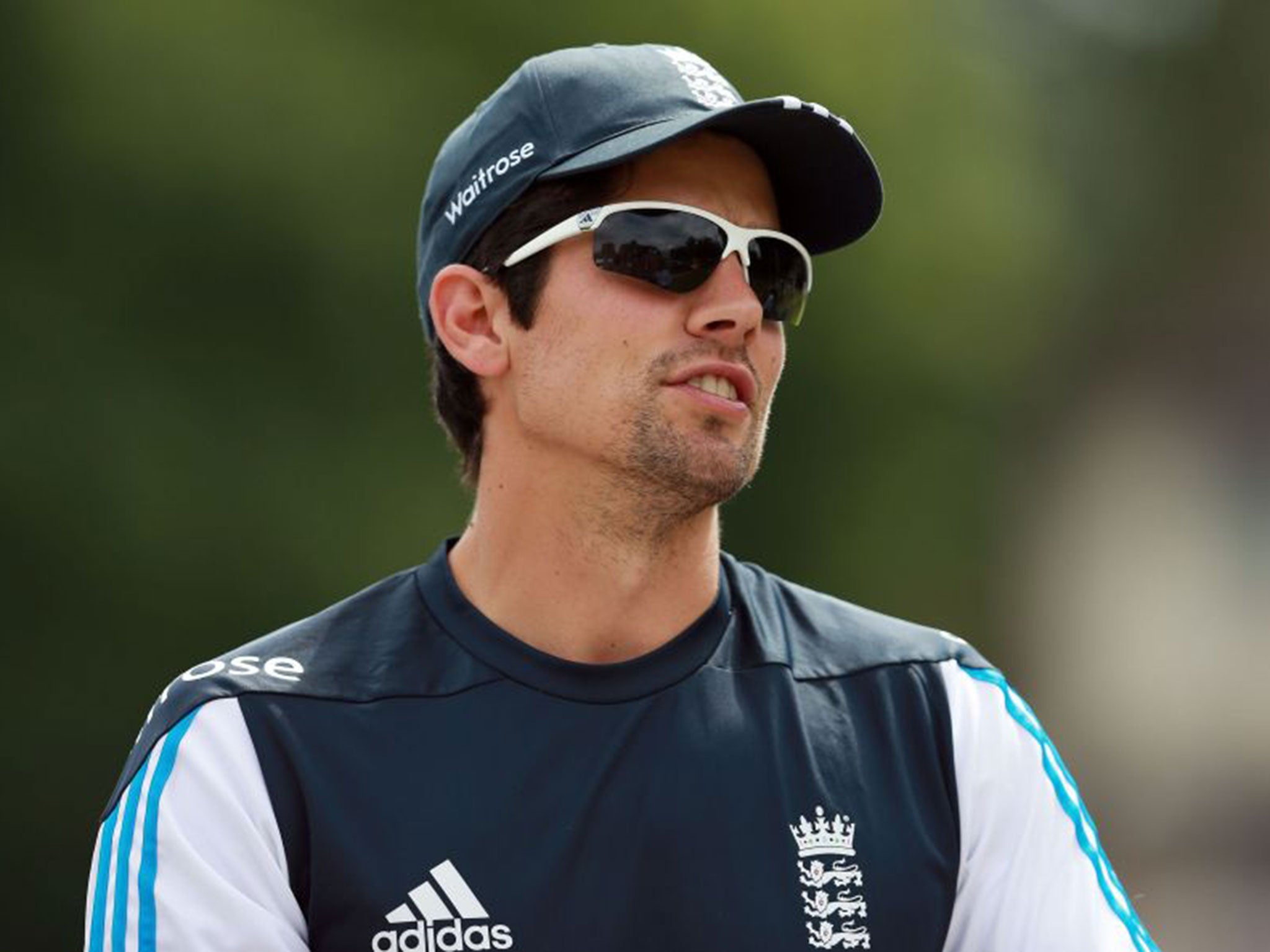 Alastair Cook, the England captain, has a top score of 30 not out in the series and needs some runs today