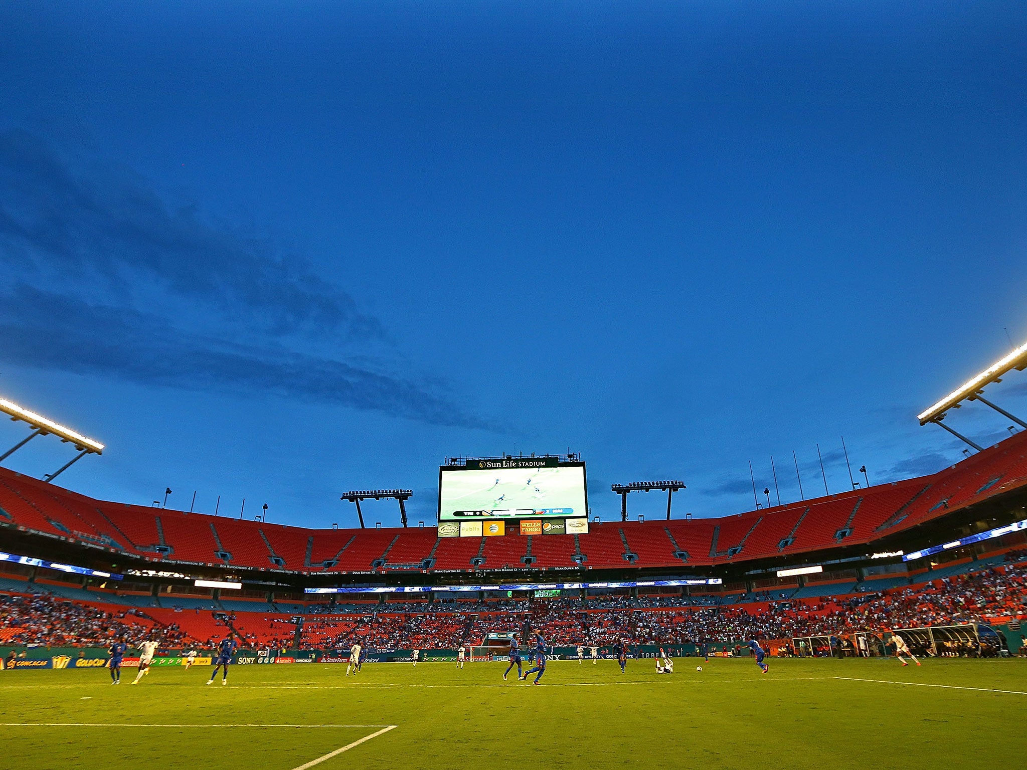 The Sun Life stadium is home to the NFL’s Miami Dolphins