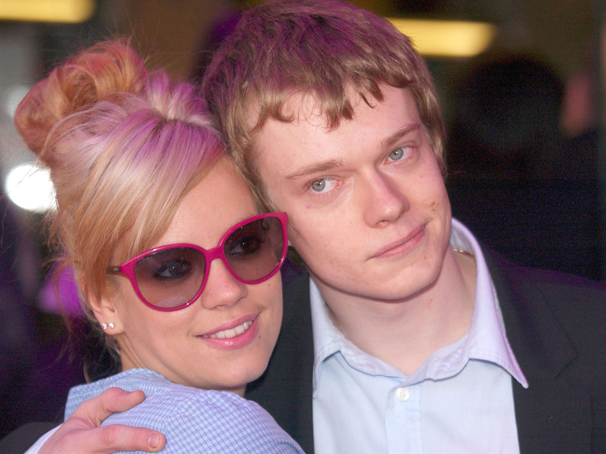 Real life siblings Lily and Alfie Allen in 2008