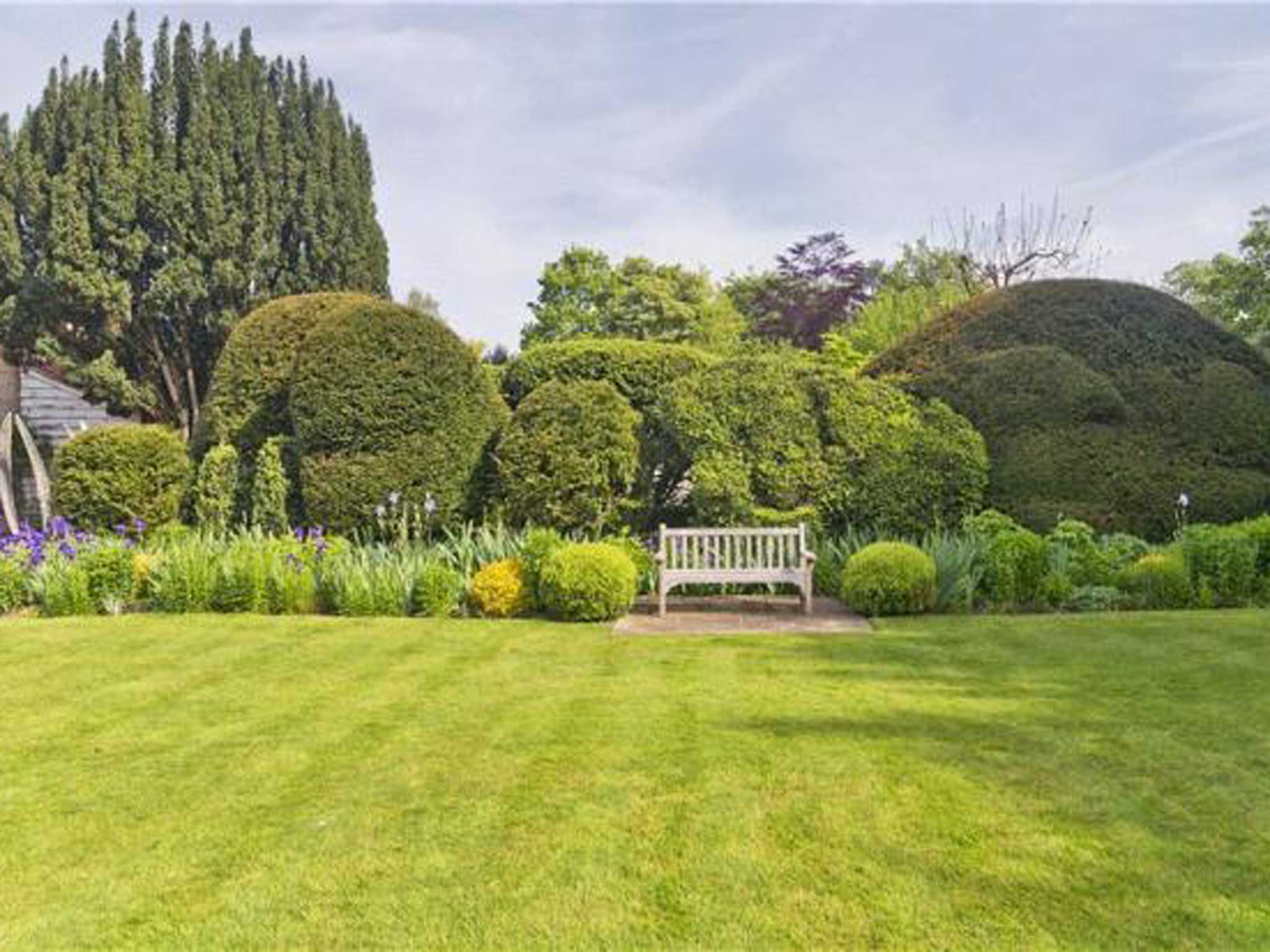 The garden at Kings Mill House, Great Shelford, which inspired 'Tom's Midnight Garden'