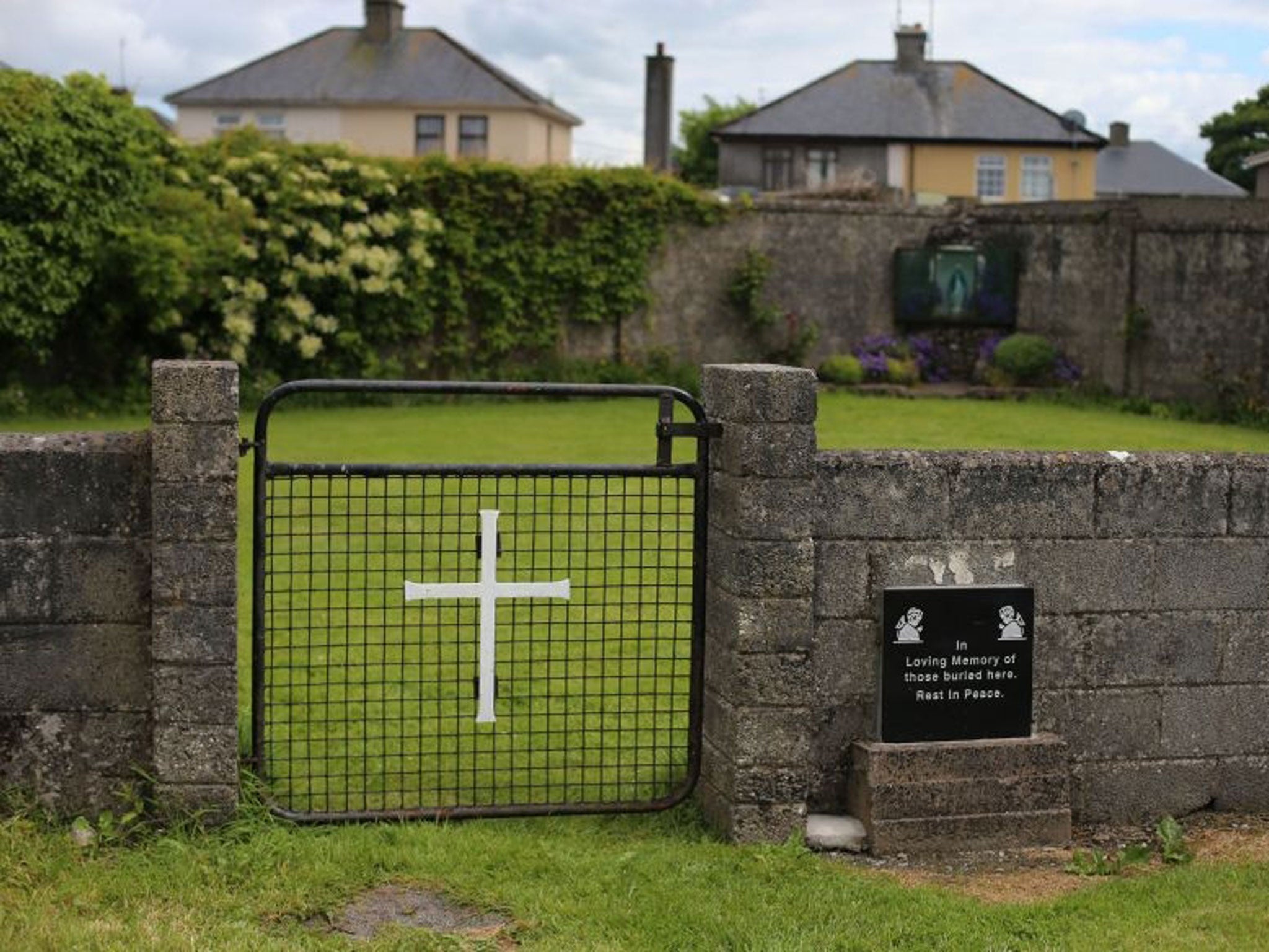 The site of the mass grave in Tuam