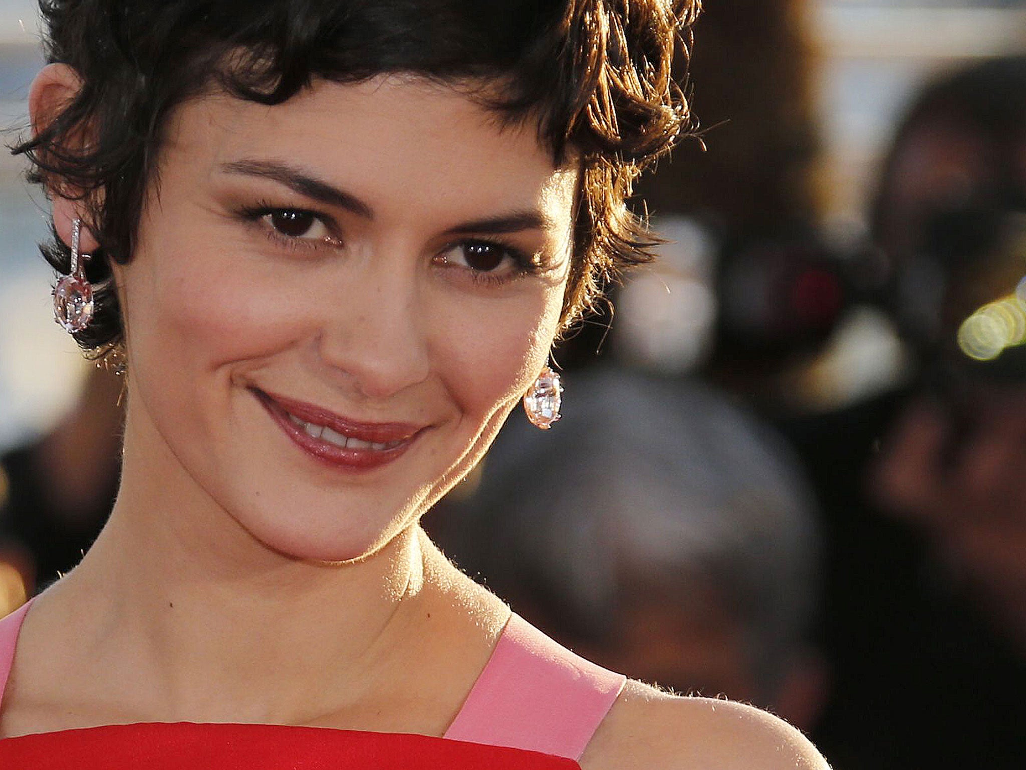 Gallic charm: Audrey Tautou is content to be a star of French cinema