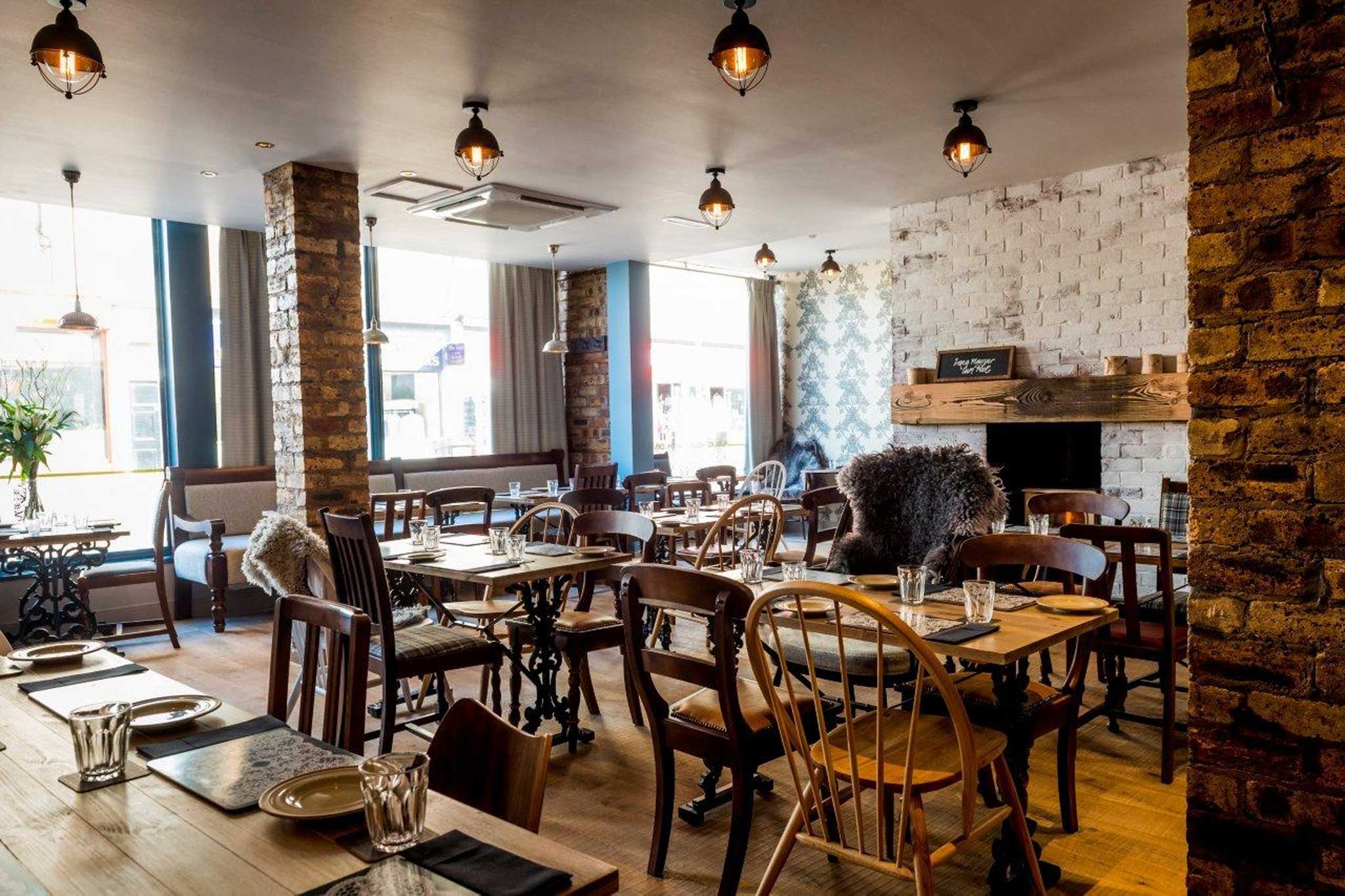 Convivial and clubbish: The Scran & Scallie bills itself as 'Edinburgh's leading gastropub'