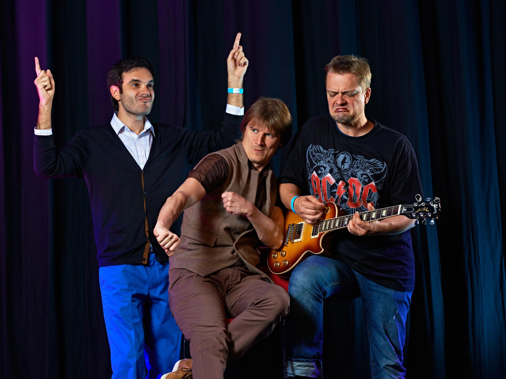 From left: Igor Meerson, Anton Borisov and Alexander Pushnoy