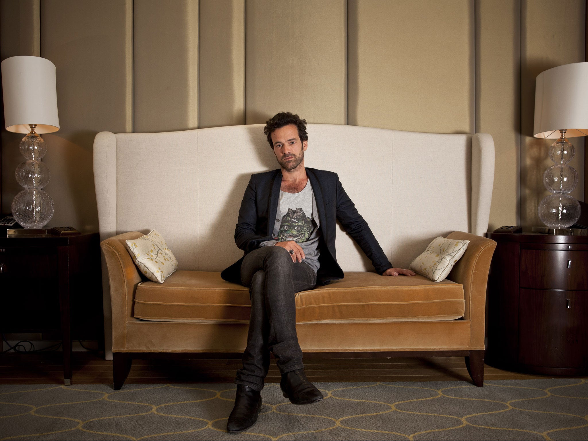 Roman Duris on a visit to London