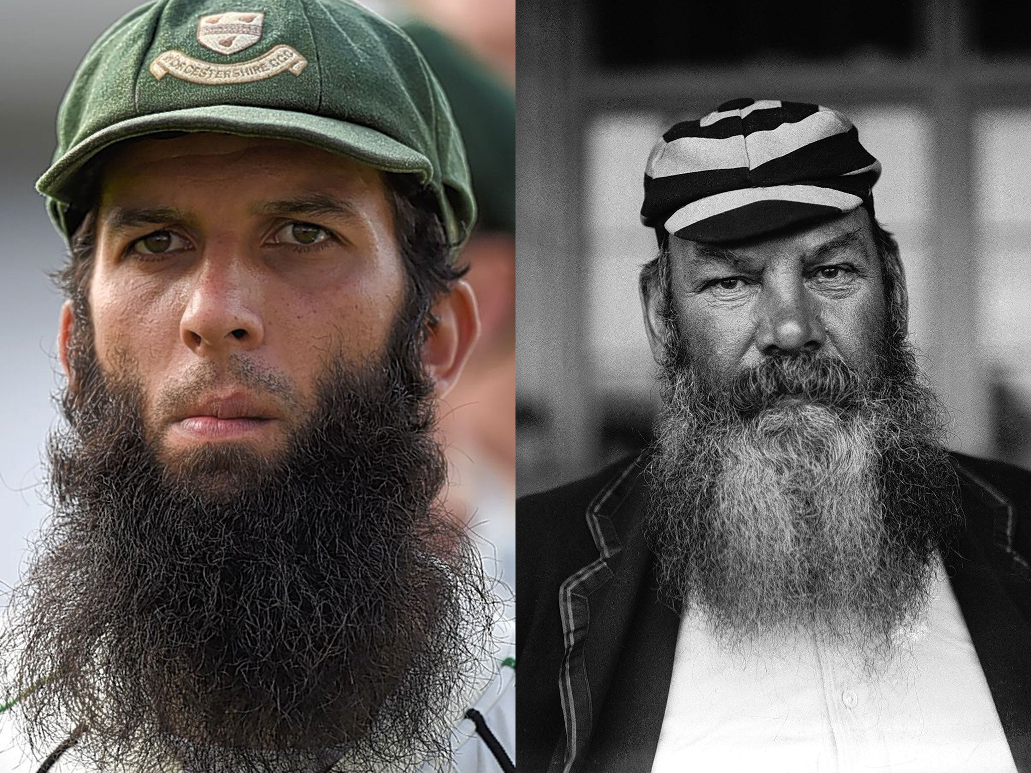 Double take: Lord’s has not seen a longer beard than Moeen Ali’s since WG Grace’s days