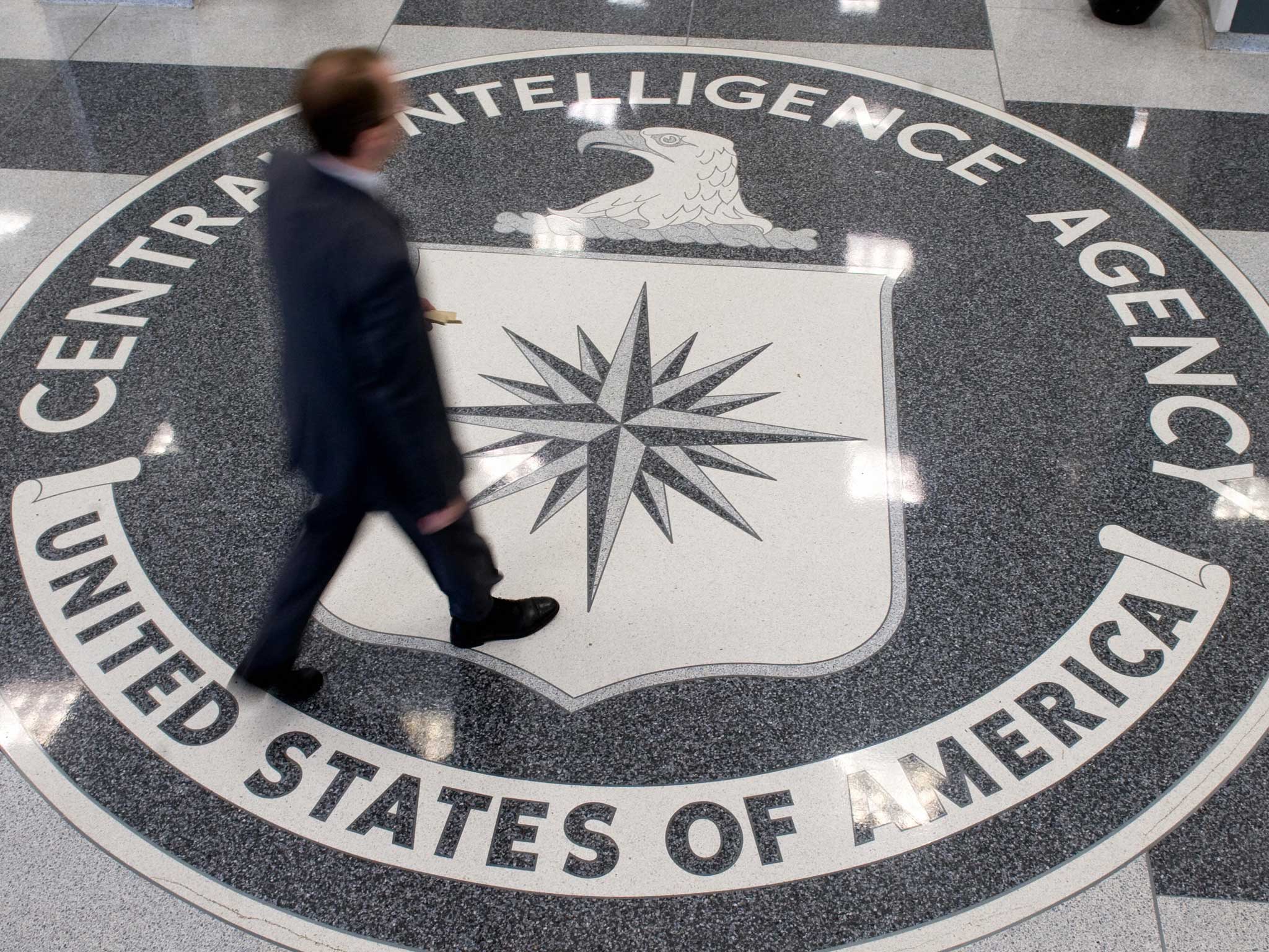 The CIA crest at it's headquarters