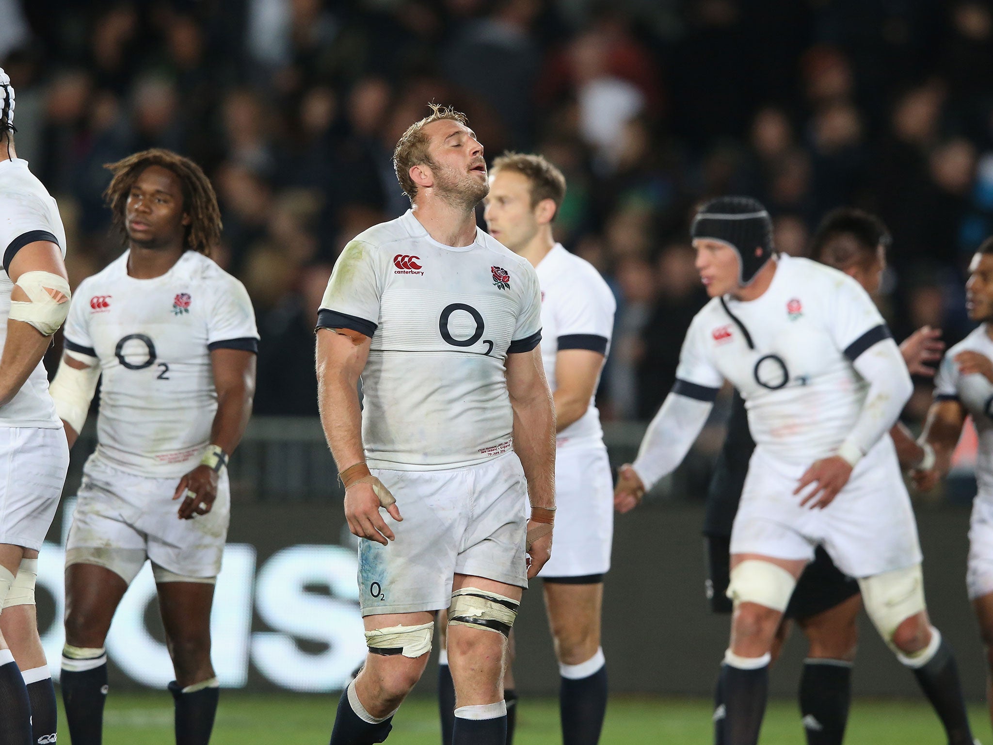 England captain Chris Robshaw after the narrow 20-15 loss to New Zealand on Saturday. Those watching the World Cup may miss the second match between the two nations