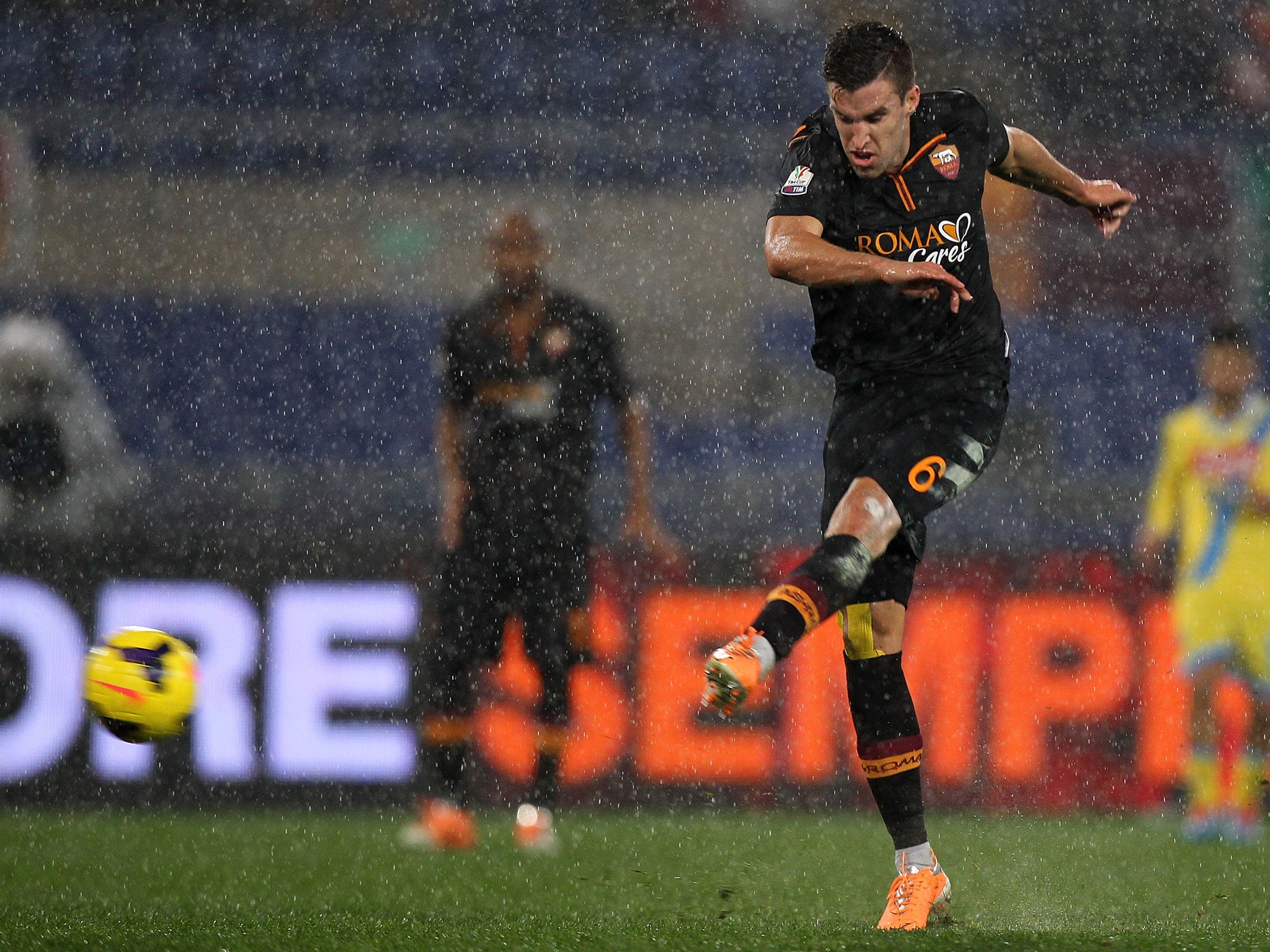 Roma midfielder Kevin Strootman