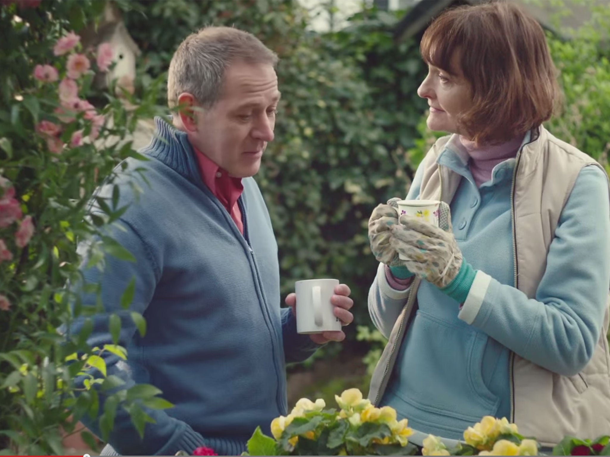 This Currys-PC World campaign features a husband trying to con his green-fingered wife into buying a big television for her to watch her gardening programmes on