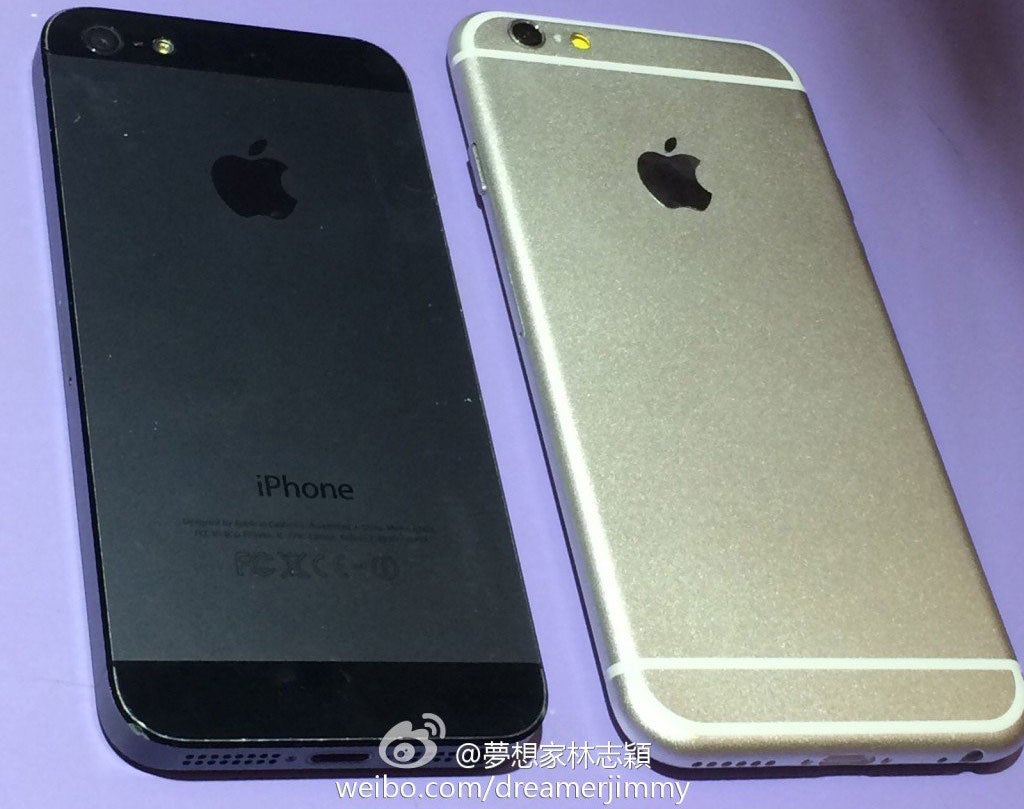 Most analysts are expecting two new iPhones (that's a mock-up on the right) with 4.7-inch and 5.5-inch screens. Some people think they're both coming in September, other's say the larger device will arrive later in the year (but in time for Christmas). The 5.5-inch iPhone is expected to be targetted at the Asian region where phablets have proved to be a big draw, but the smaller size seems neceessary even in the West just to bring Apple up to speed with the big Android manufacturers.