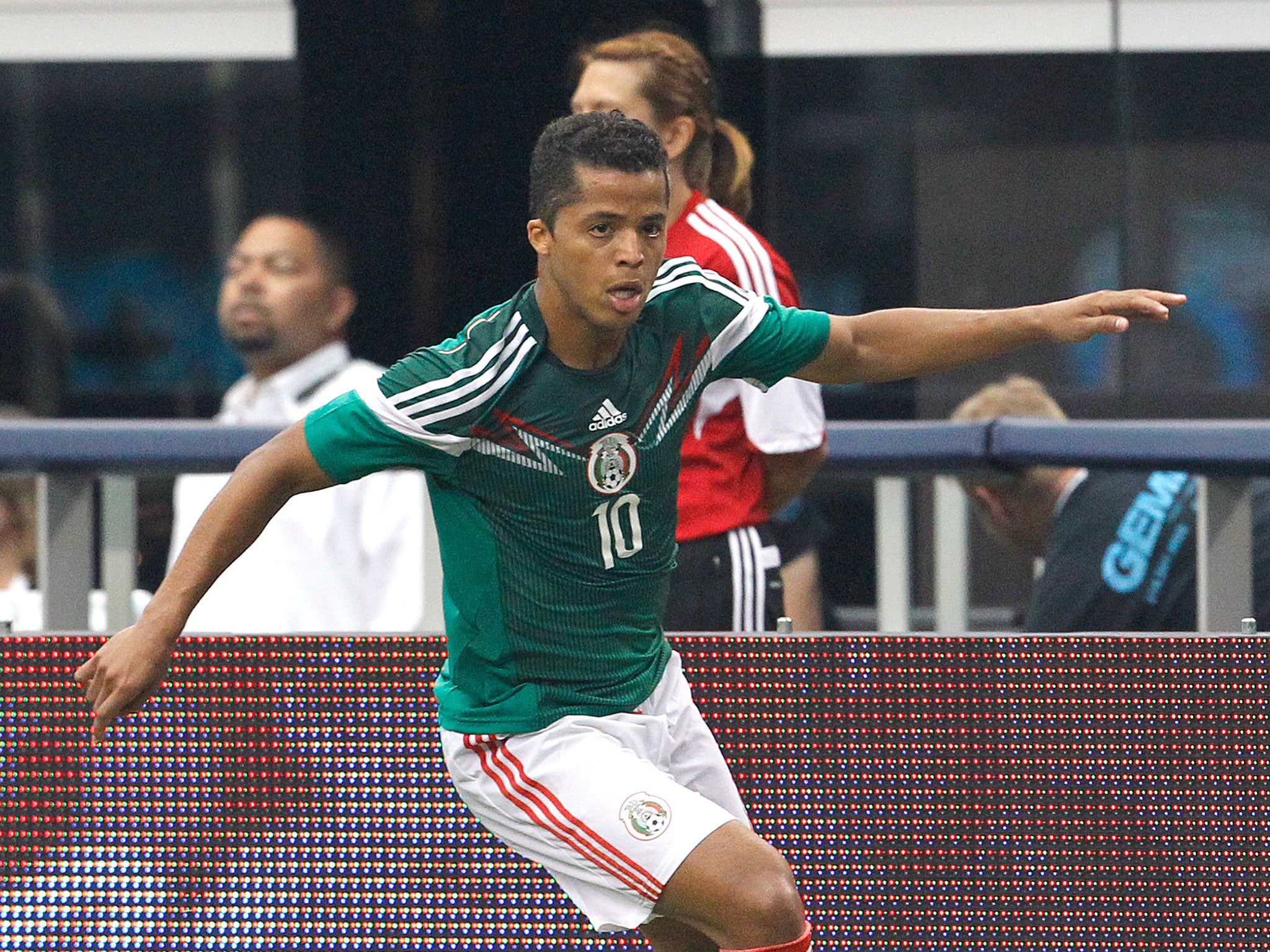 Giovanni Dos Santos is likely to start for Mexico against Cameroon