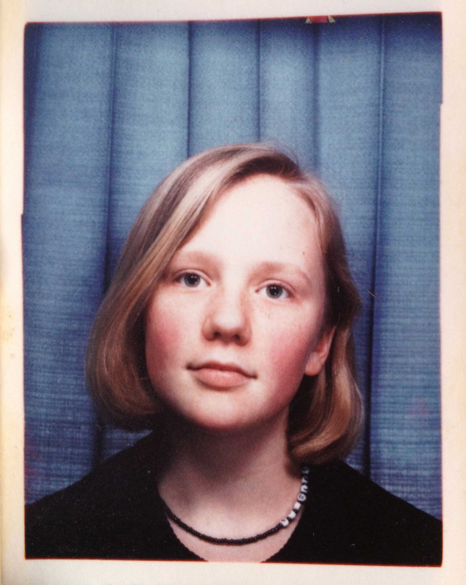 A teenage Stella Creasy. By 13, she'd been on her first political march