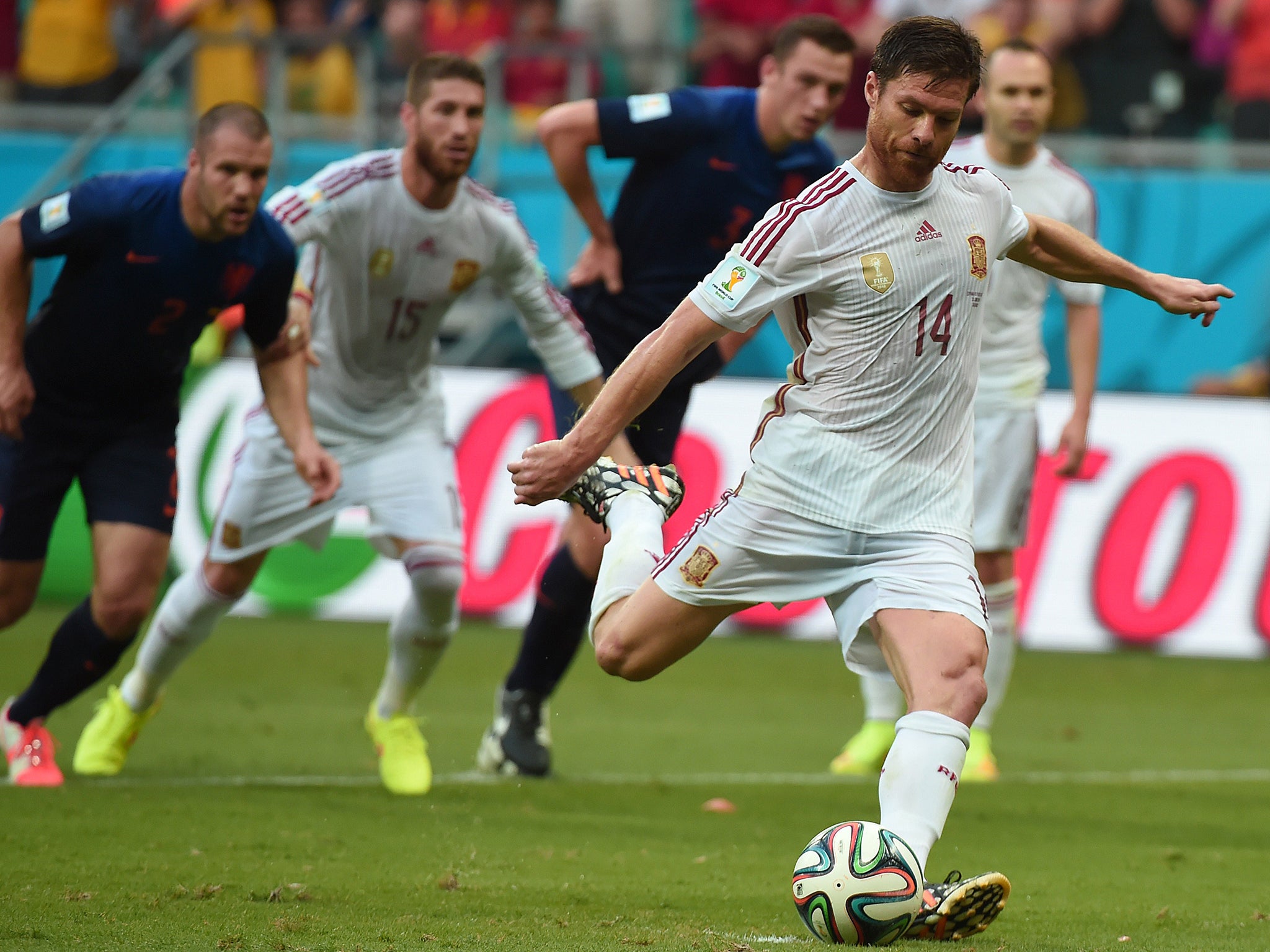 Xabi Alonso gave Spain the lead