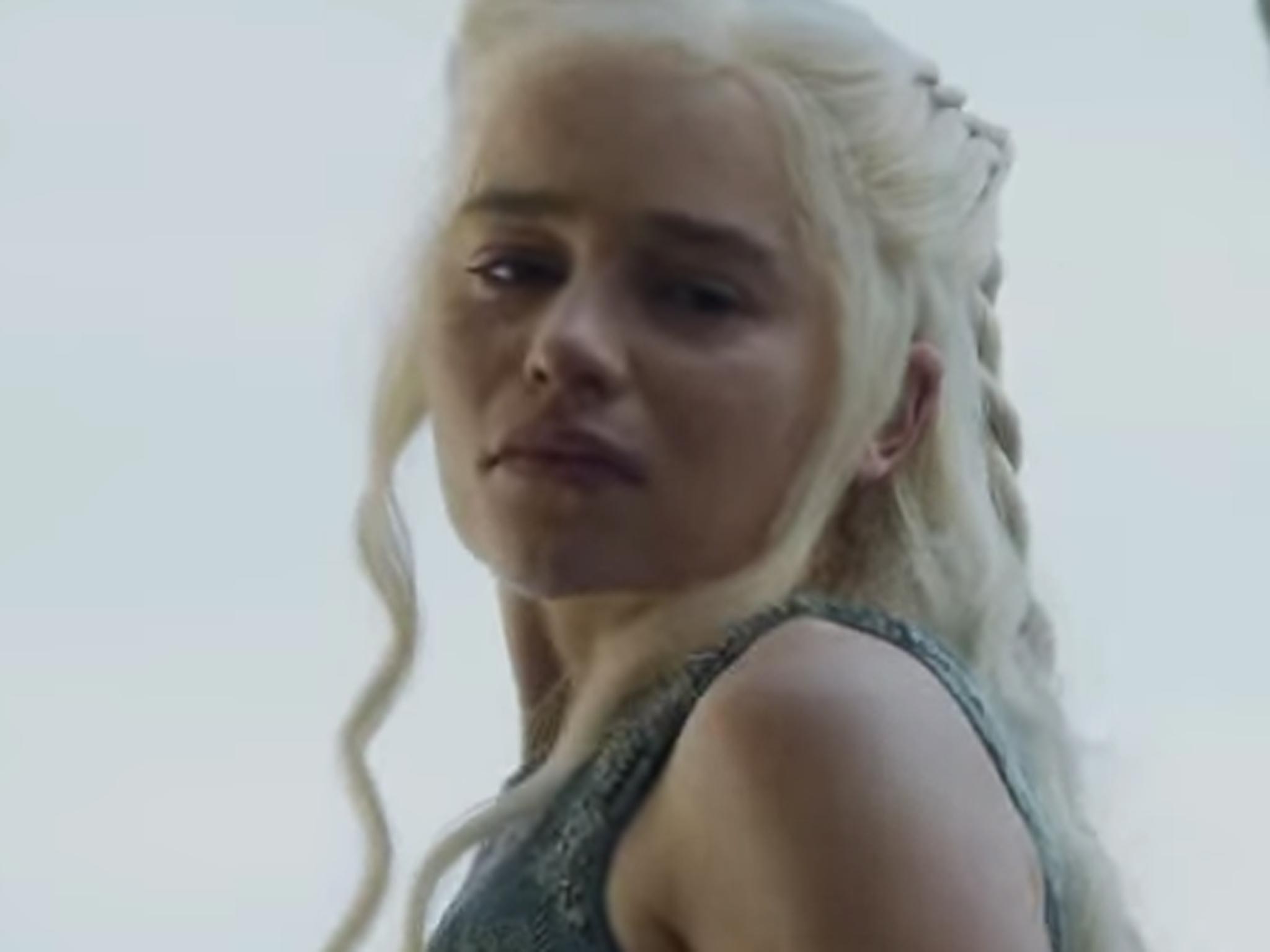 Daenerys gives a mournful look, is she leaving Meereen behind?