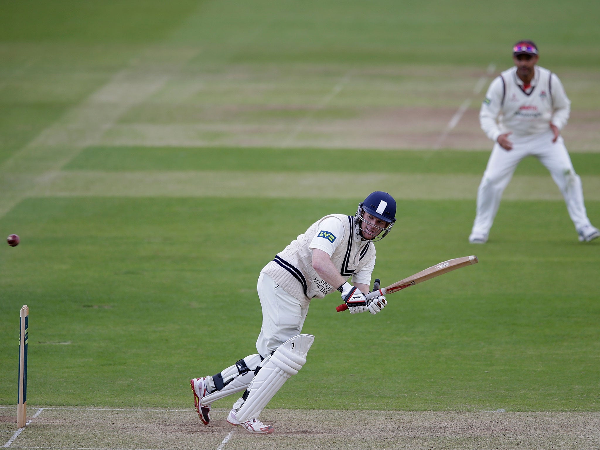 Eoin Morgan, together with Chris Rogers, added 272 at more than five an over for the third wicket