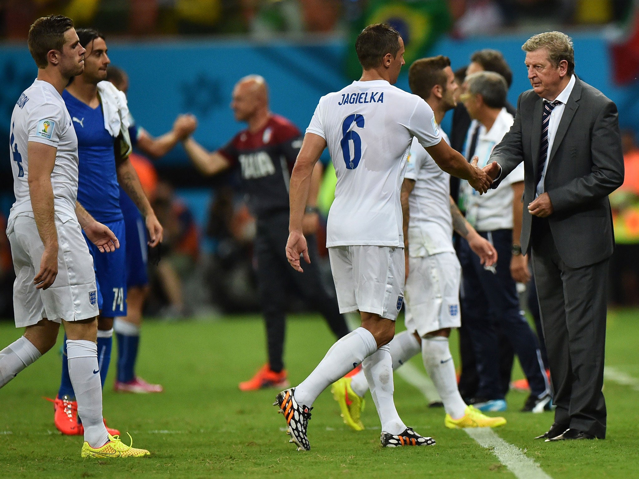 England boss Roy Hodgson says England's fate is still in their own hands despite 2-1 defeat to Italy