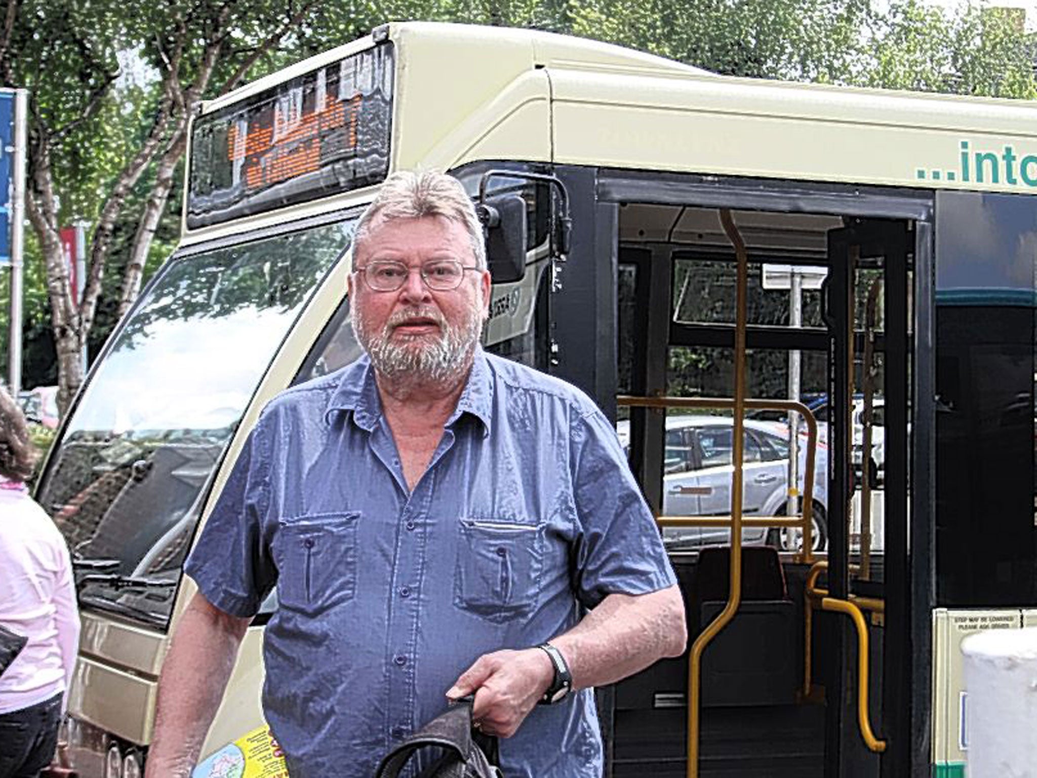 Now where’s a pub with the match on? Intrepid Dave Hadfield gets off the bus