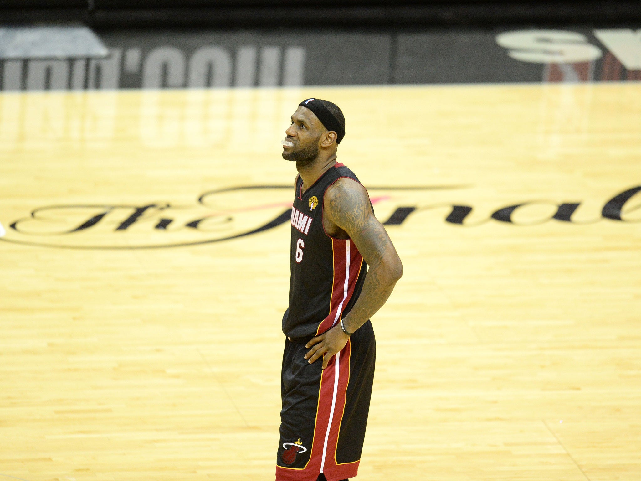 A disappointed LeBron James now has a decision to make about his future