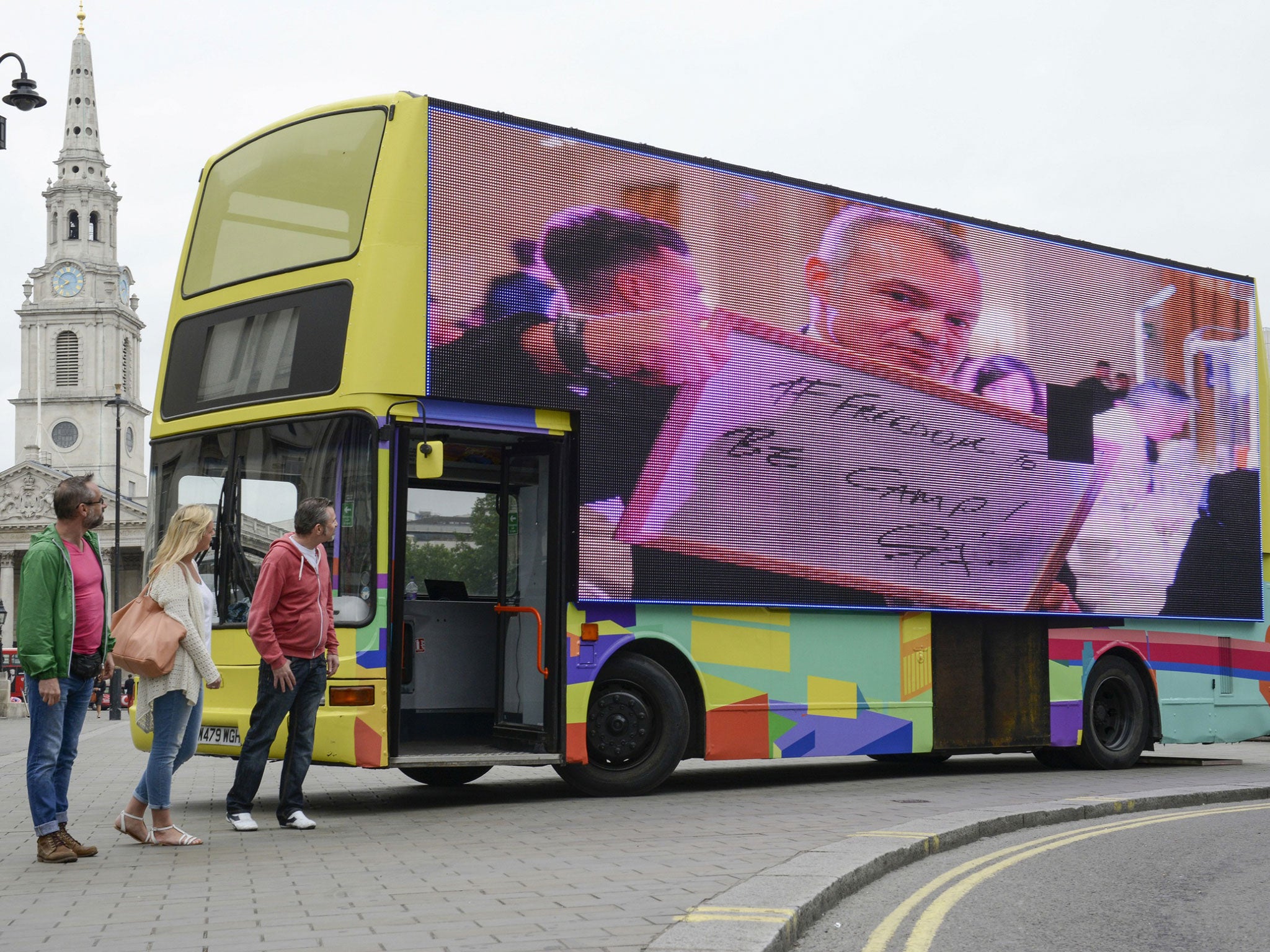 Graham Norton pictured in his #FreedomTo selfie