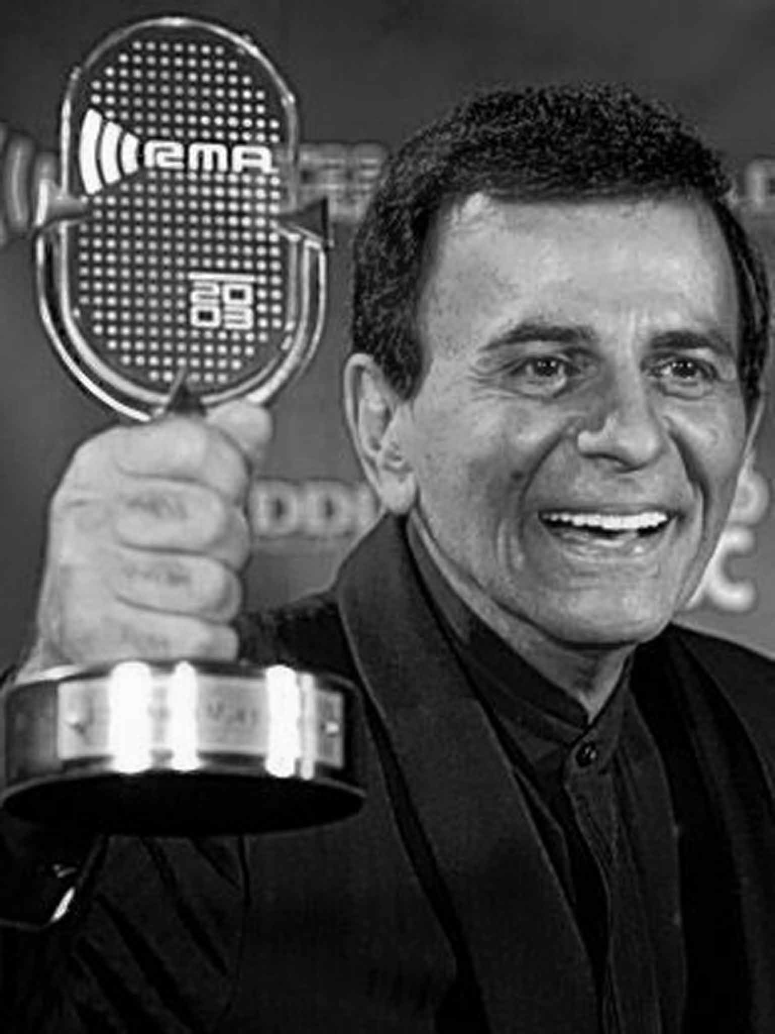 Kasem with his Radio Icon Award at the 2003 Radio Music Awards in Las Vegas