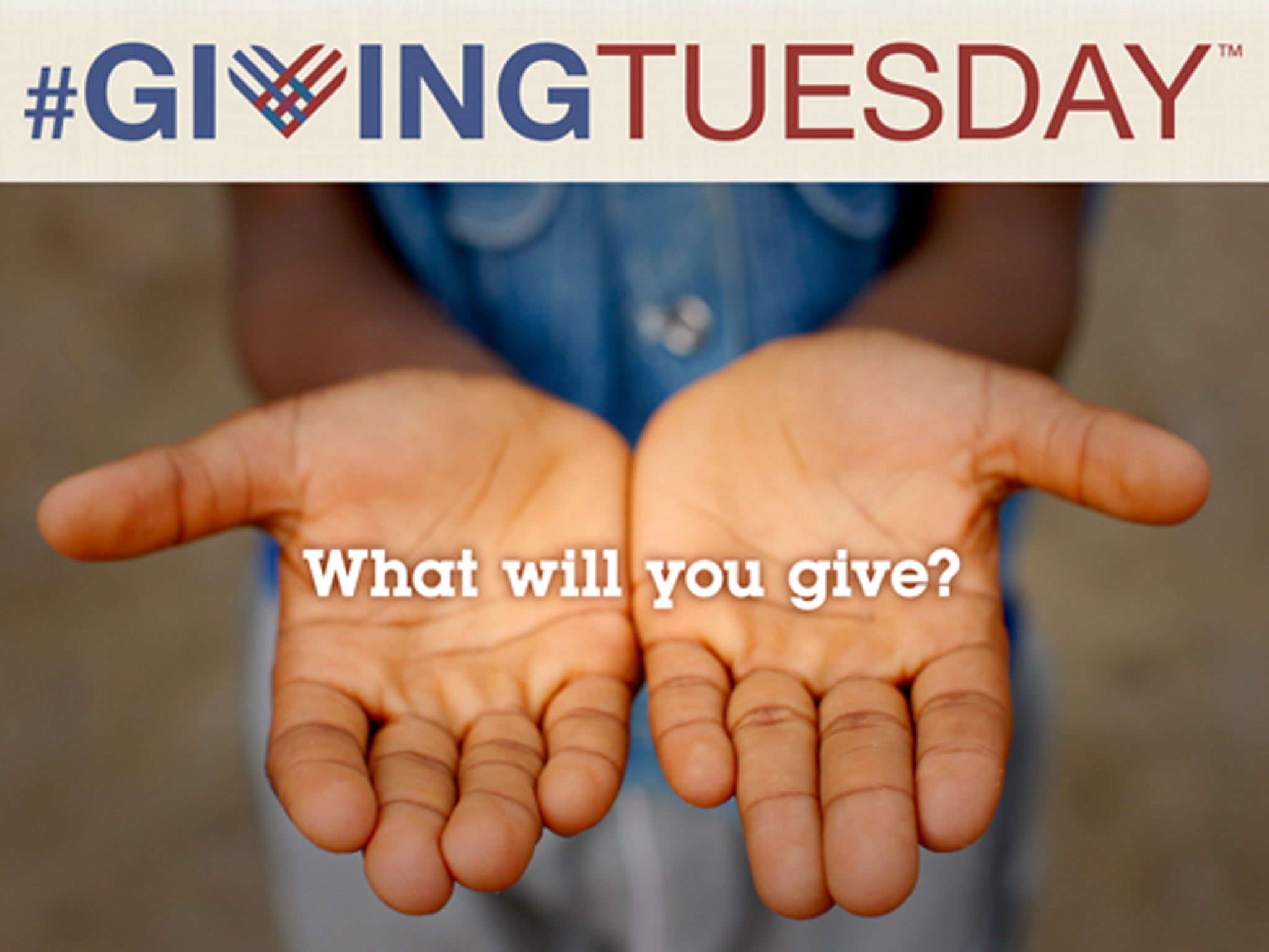 One of Giving Tuesday's US promotional posters