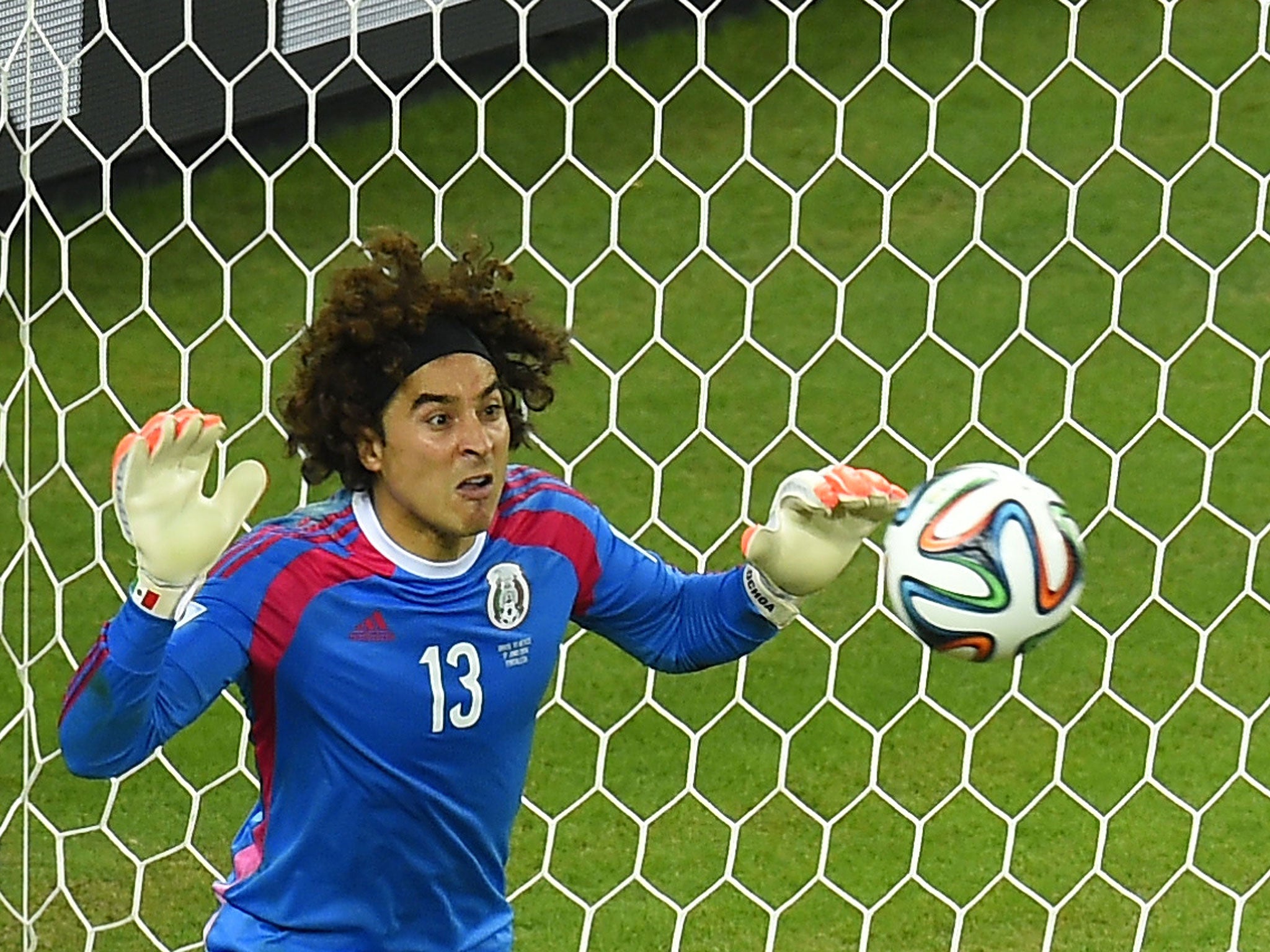 Ochoa impressed during Mexico's World Cup draw with Brazil