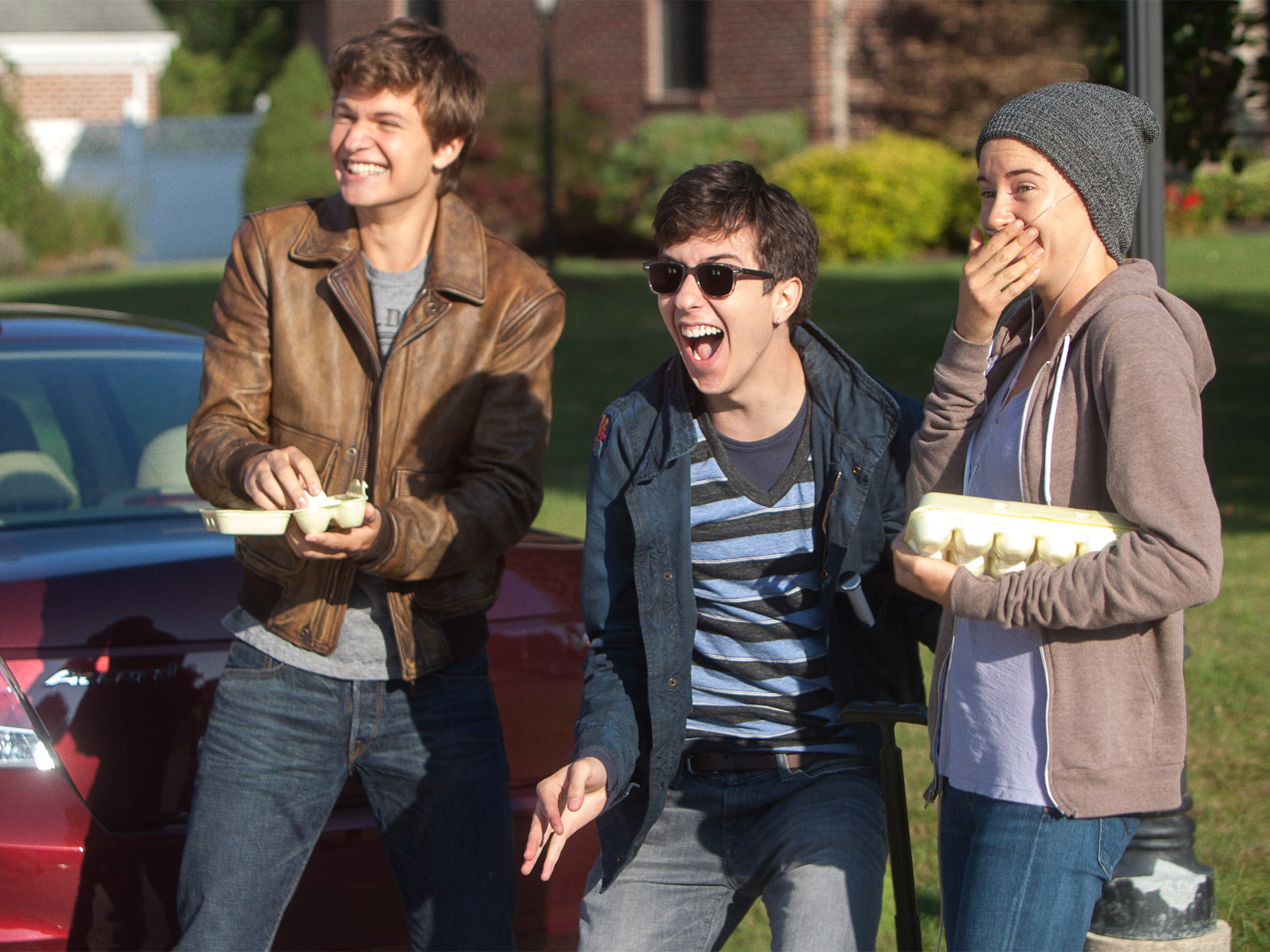 Teenage kicks: a scene from 'The Fault in Our Stars', the latest Young Adult publishing success story