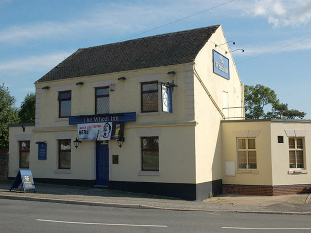 Time, gentlemen please: the Wheel Inn, Findern’s last pub, is being turned into a funeral directors