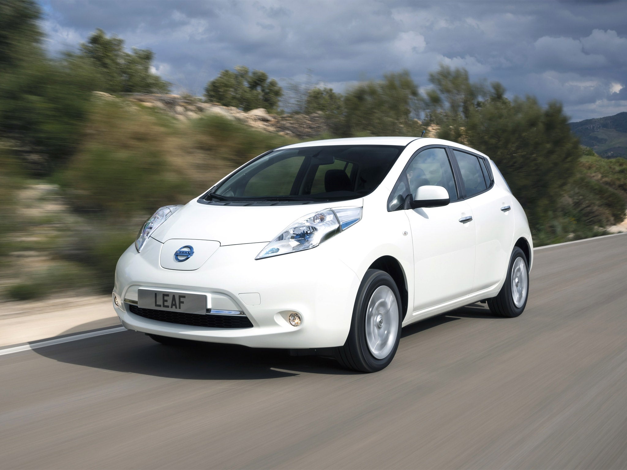 The second-generation Nissan Leaf