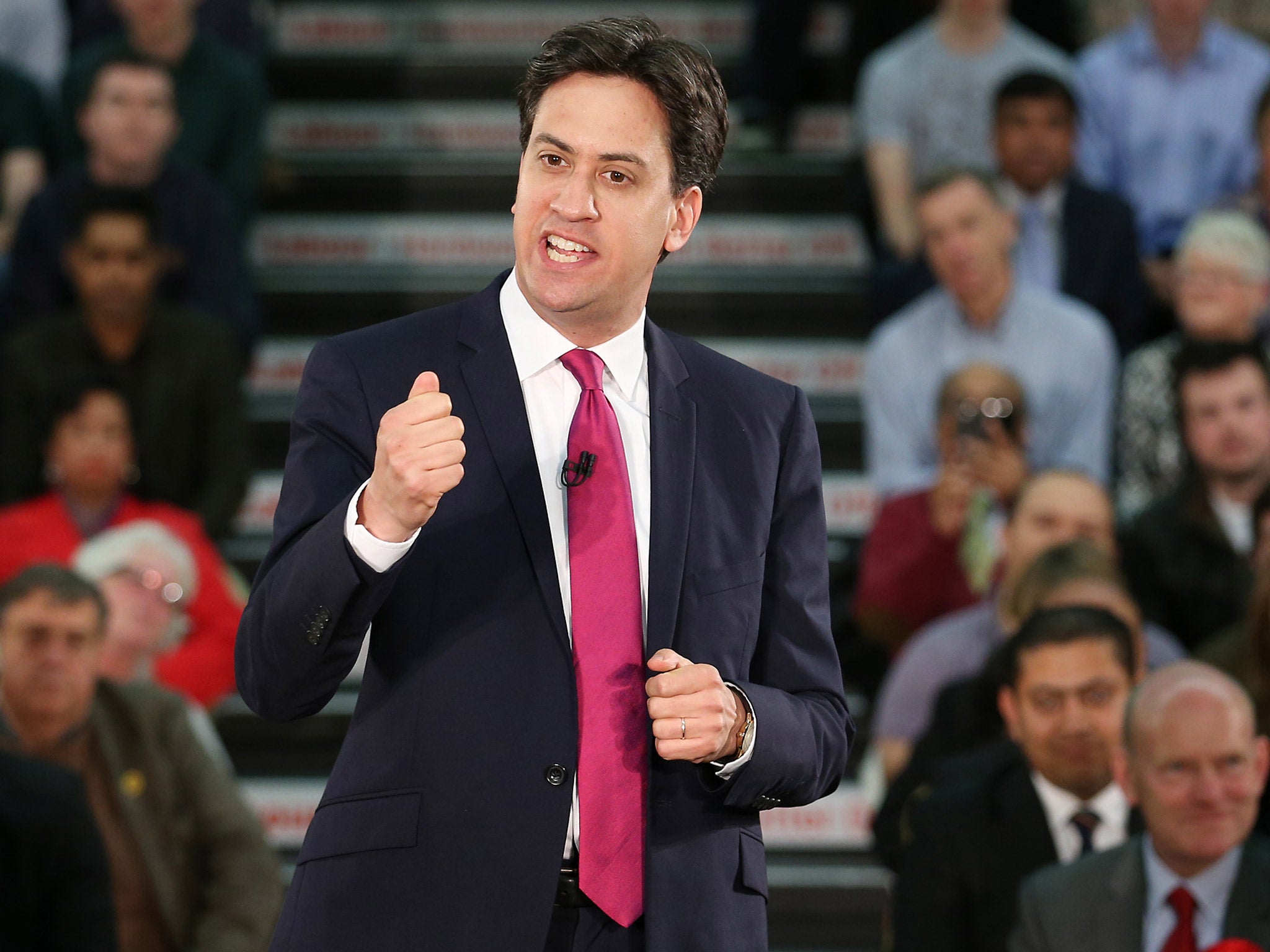 Tough love: Labour leader Ed Miliband