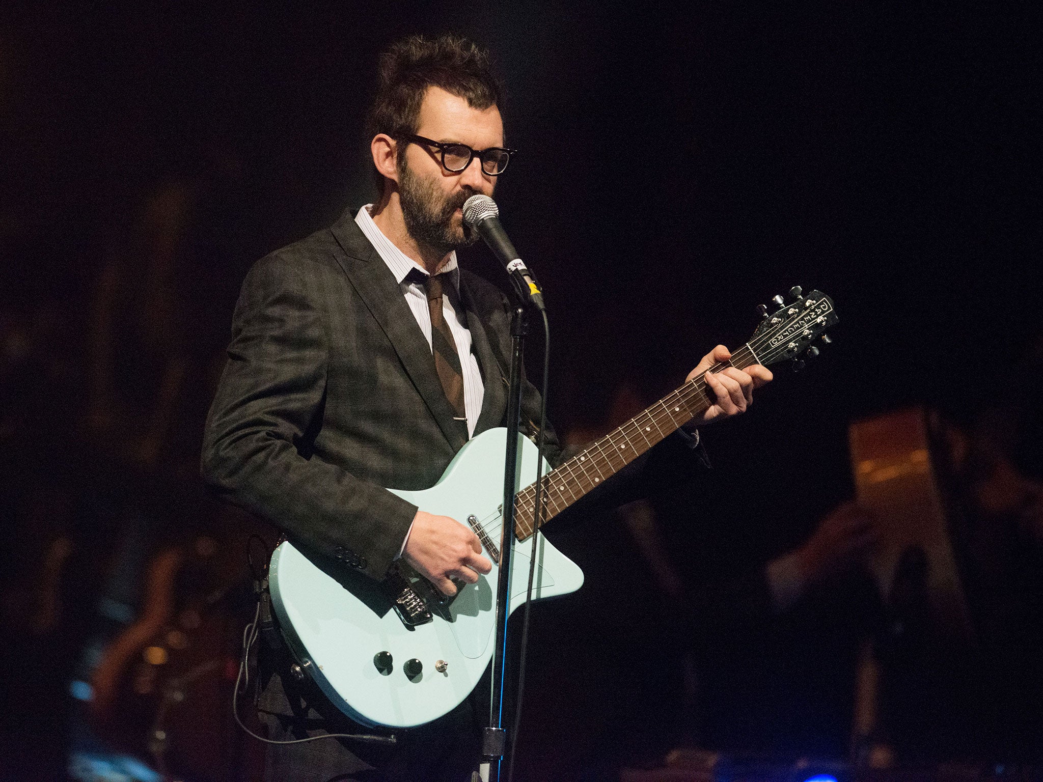 Mark Oliver Everett of Eels performing in Glasgow, June 2014