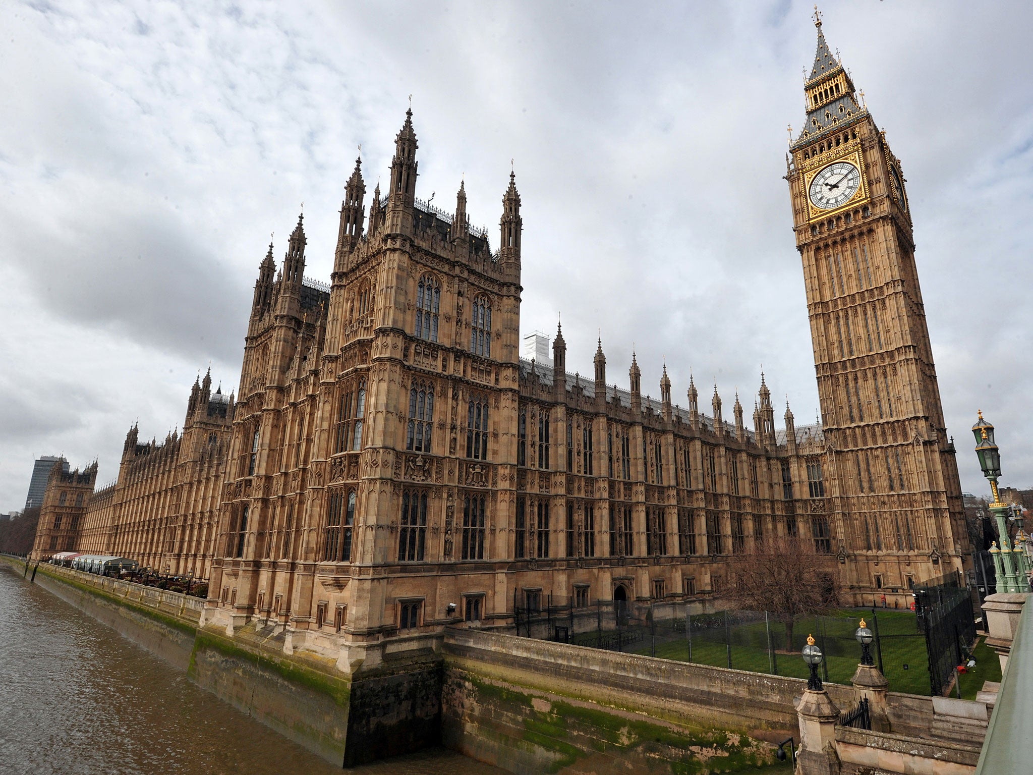 The Houses of Parliament in Westminster, central London