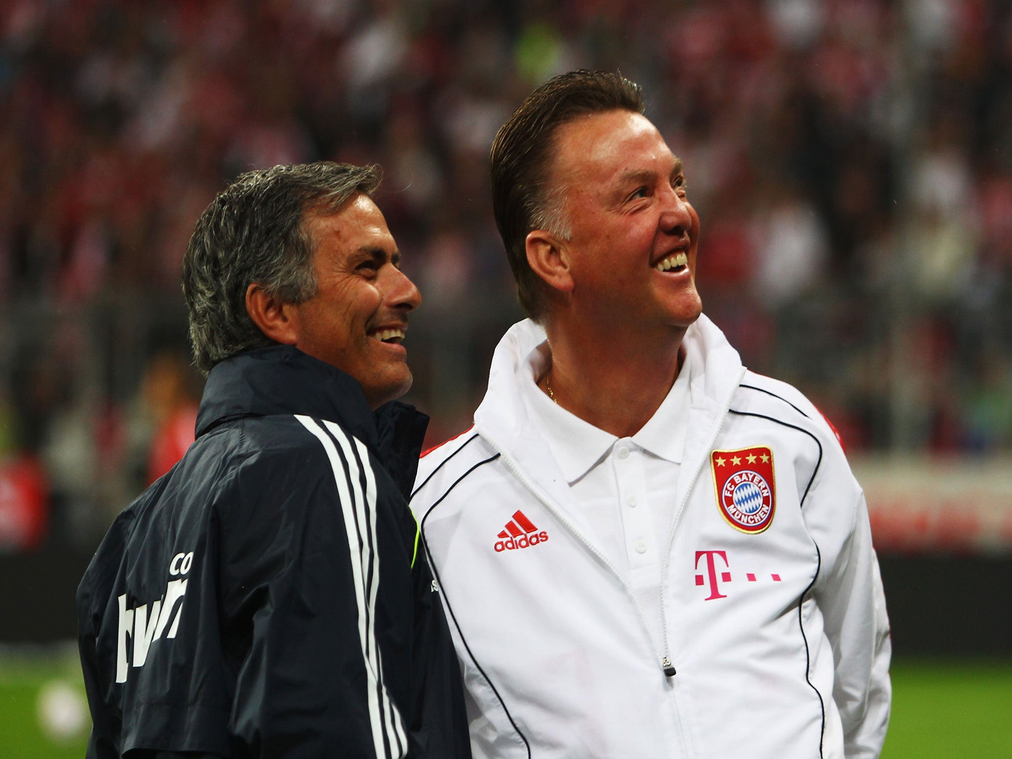 Jose Mourinho and Louis van Gaal