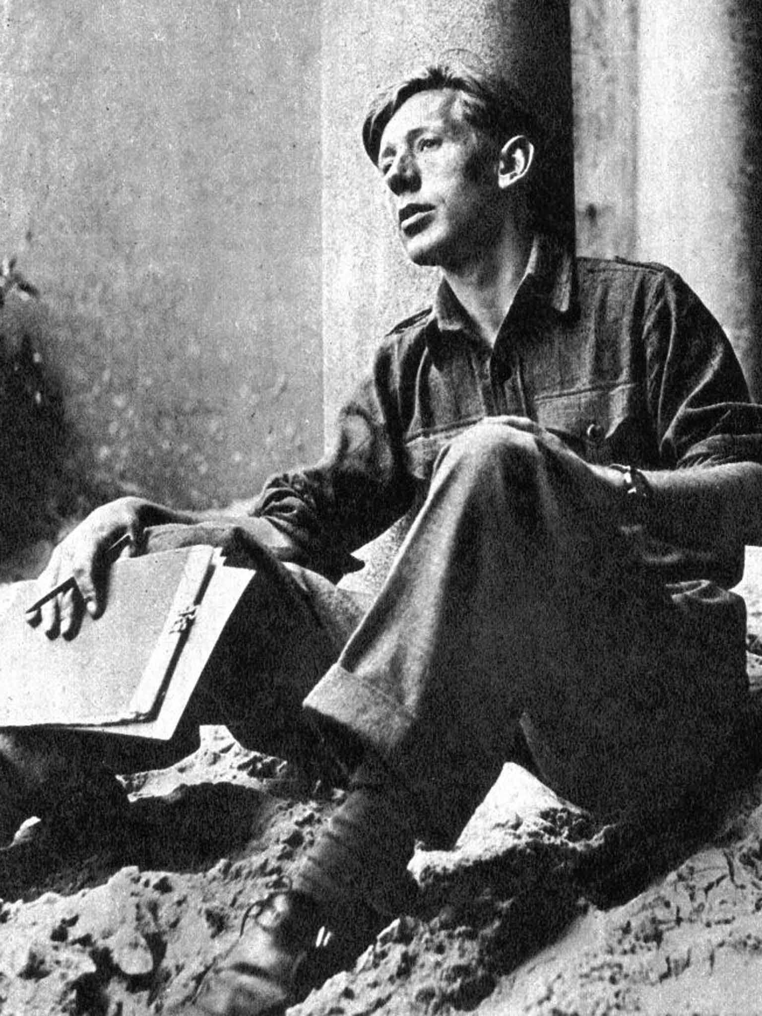 Pen to paper: a portrait of Laurie Lee taken in 1940