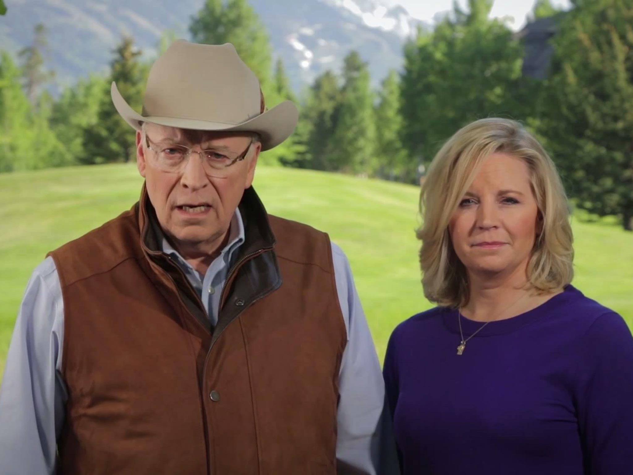 Dick Cheney and his daughter, Liz, announce an “Alliance for a Strong America”