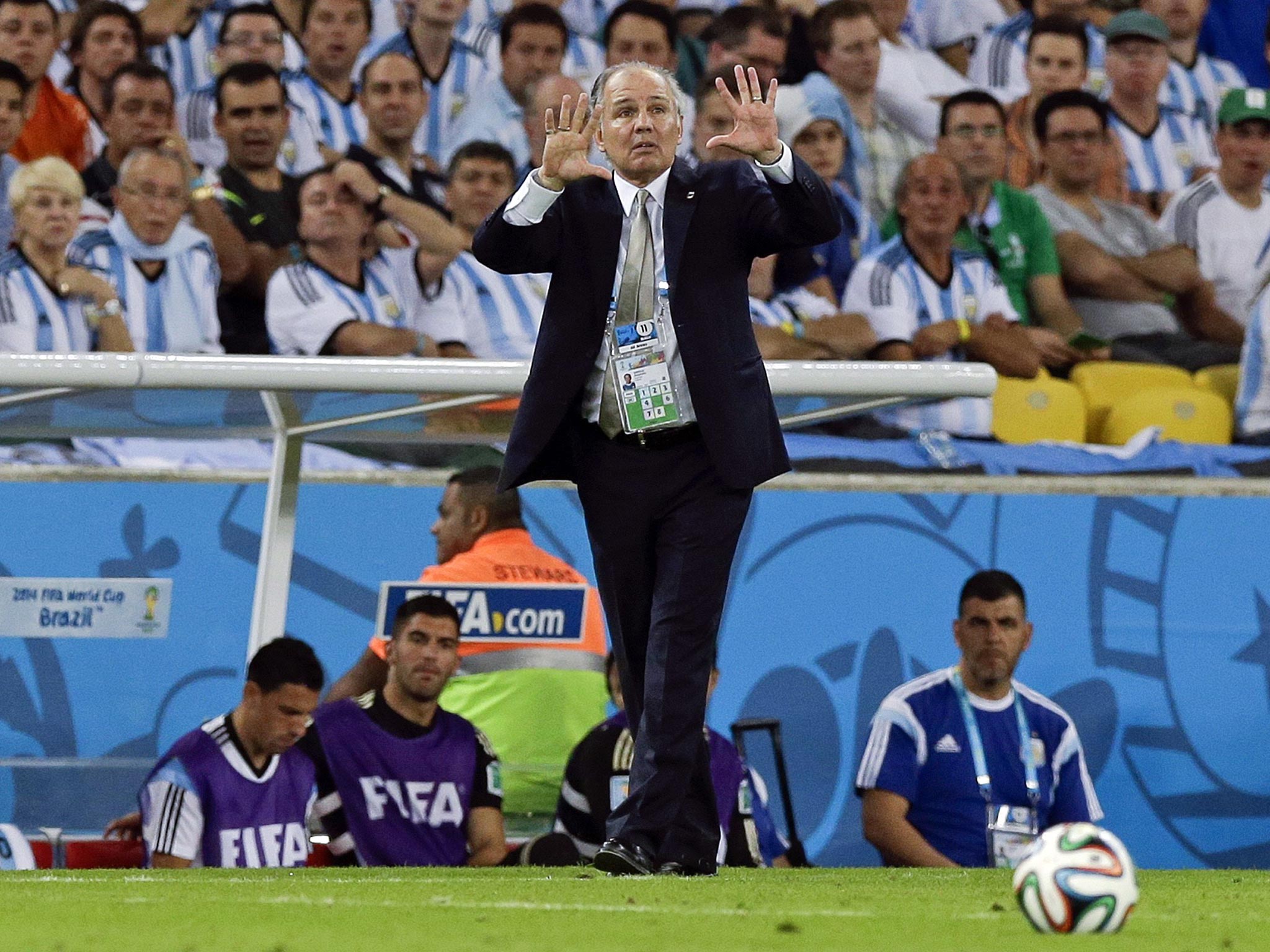 Argentina coach Alex Sabella